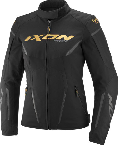 Kurtka Motocyklowa Ixon Striker 2 Damska Czarny/ZłotyS