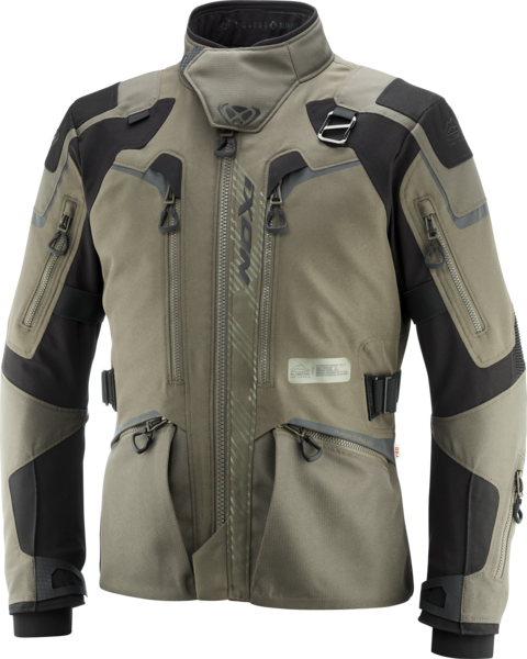Kurtka Motocyklowa Ixon Odin Khaki/Czarny4XL