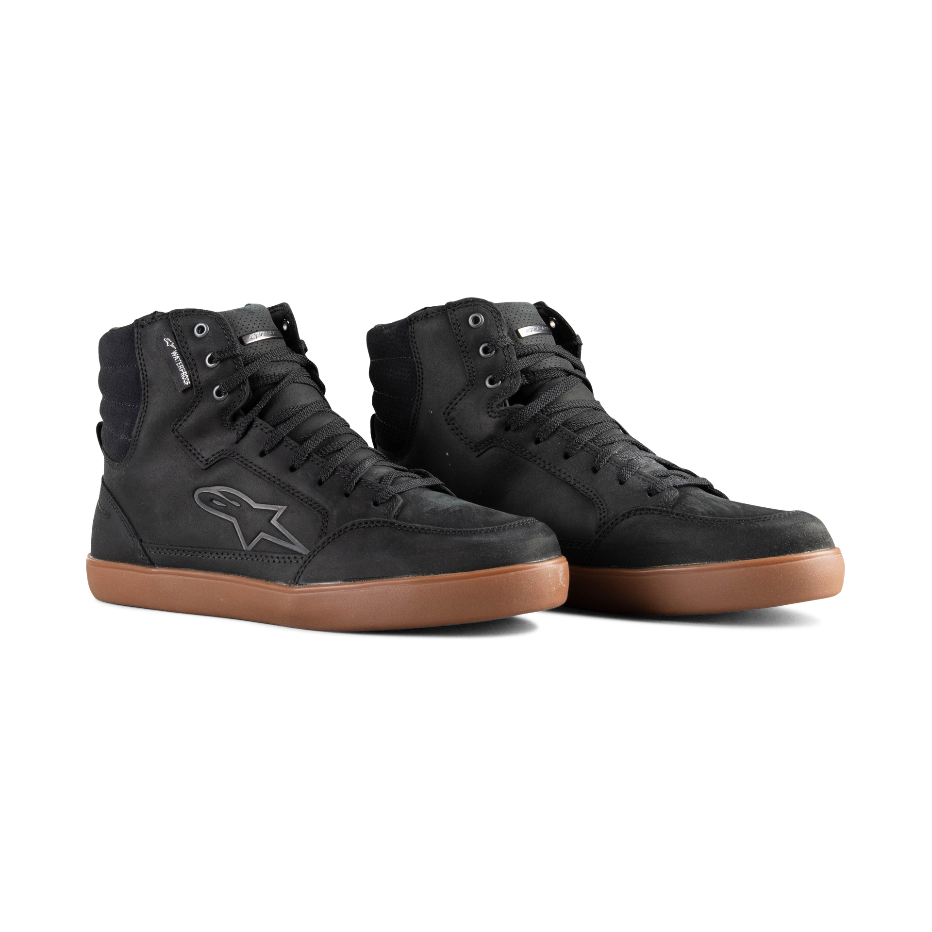 Buty Motocyklowe Alpinestars J-6 Wodoodporne Czarny/Guma42