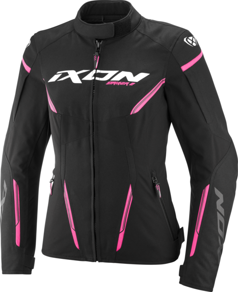 Kurtka Motocyklowa Ixon Striker 2 Damska Czarny/JasnoróżowyS
