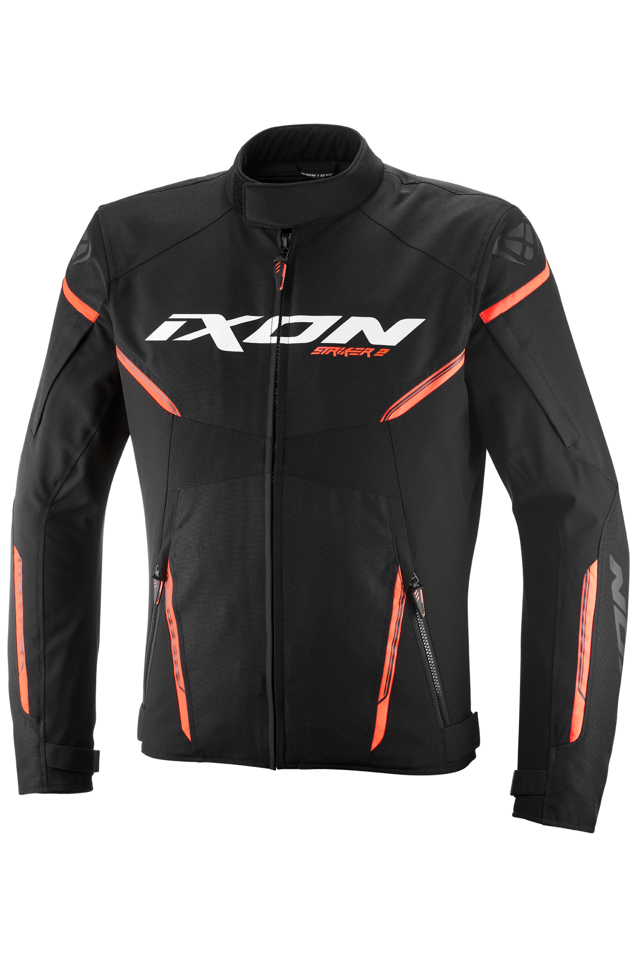 Kurtka Motocyklowa Ixon Striker 2 Czarny/PomarańczowyM
