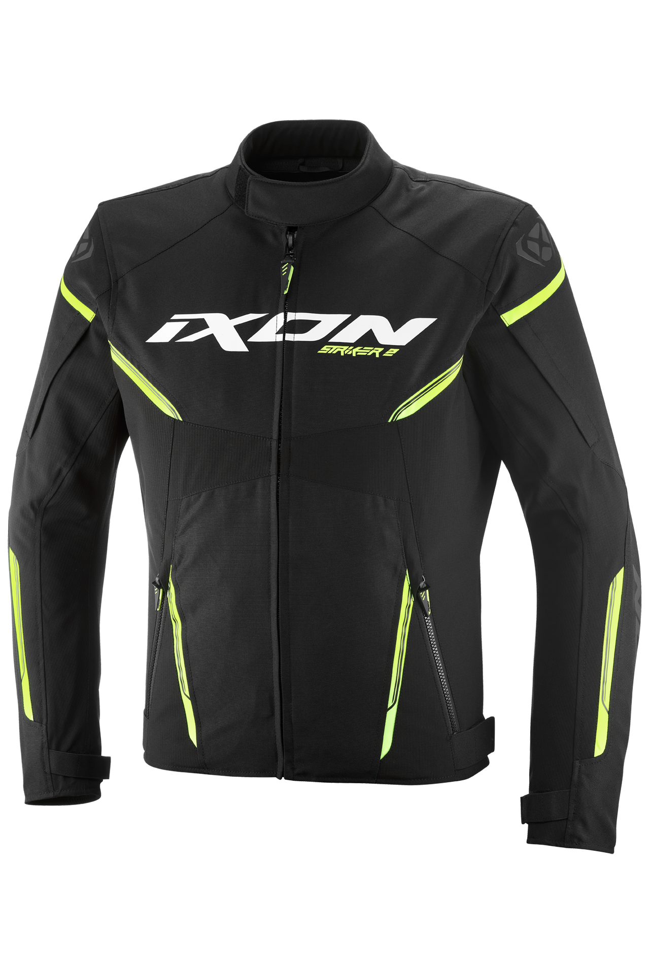 Kurtka Motocyklowa Ixon Striker 2 Czarny/JasnożółtyS