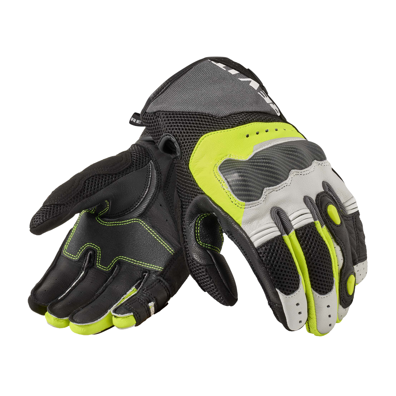 Rękawice Motocyklowe REV'IT! Blaze Jasnoszary/Neonowy ŻółtyXL