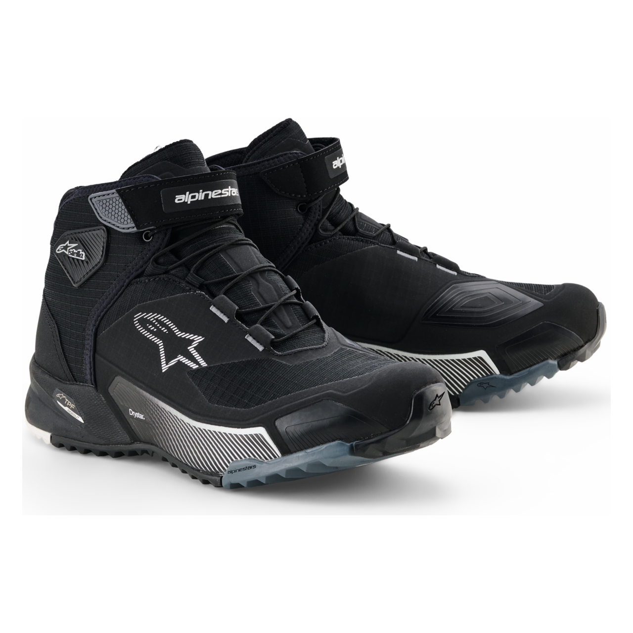 Buty Motocyklowe Alpinestars CR-X Drystar Riding Damskie Czarny/Szary/Złamany Biały39,5