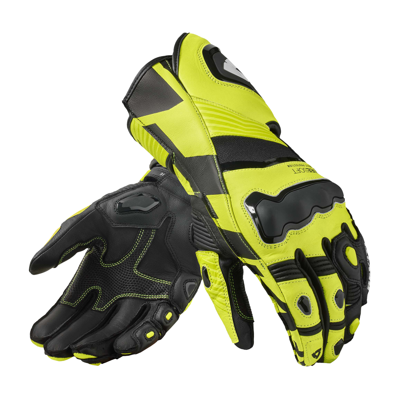 Rękawice Motocyklowe REV'IT! Jerez 4 Neonowy Żółty/CzarnyM
