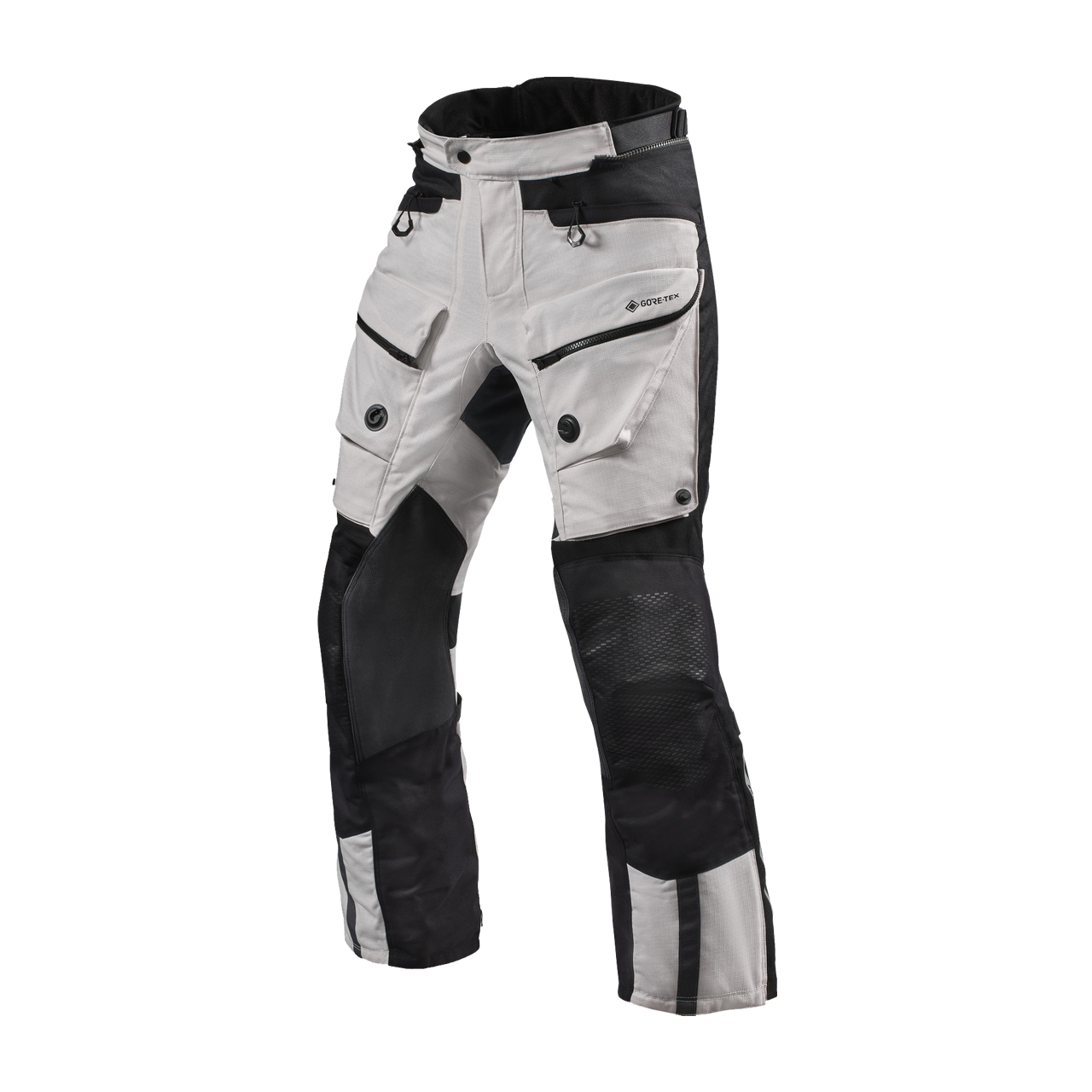 Spodnie Motocyklowe Rev'It! Defender 3 GTX Srebrny/CzarnyXXL Długi