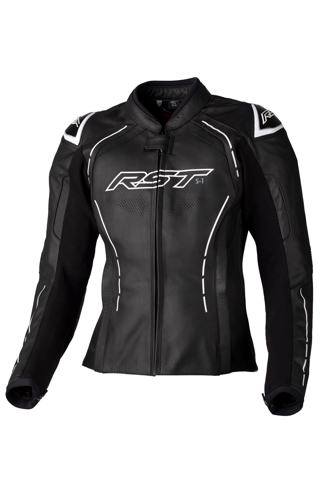 Kurtka Motocyklowa RST S1 Damska Czarny/Złamany Biały18