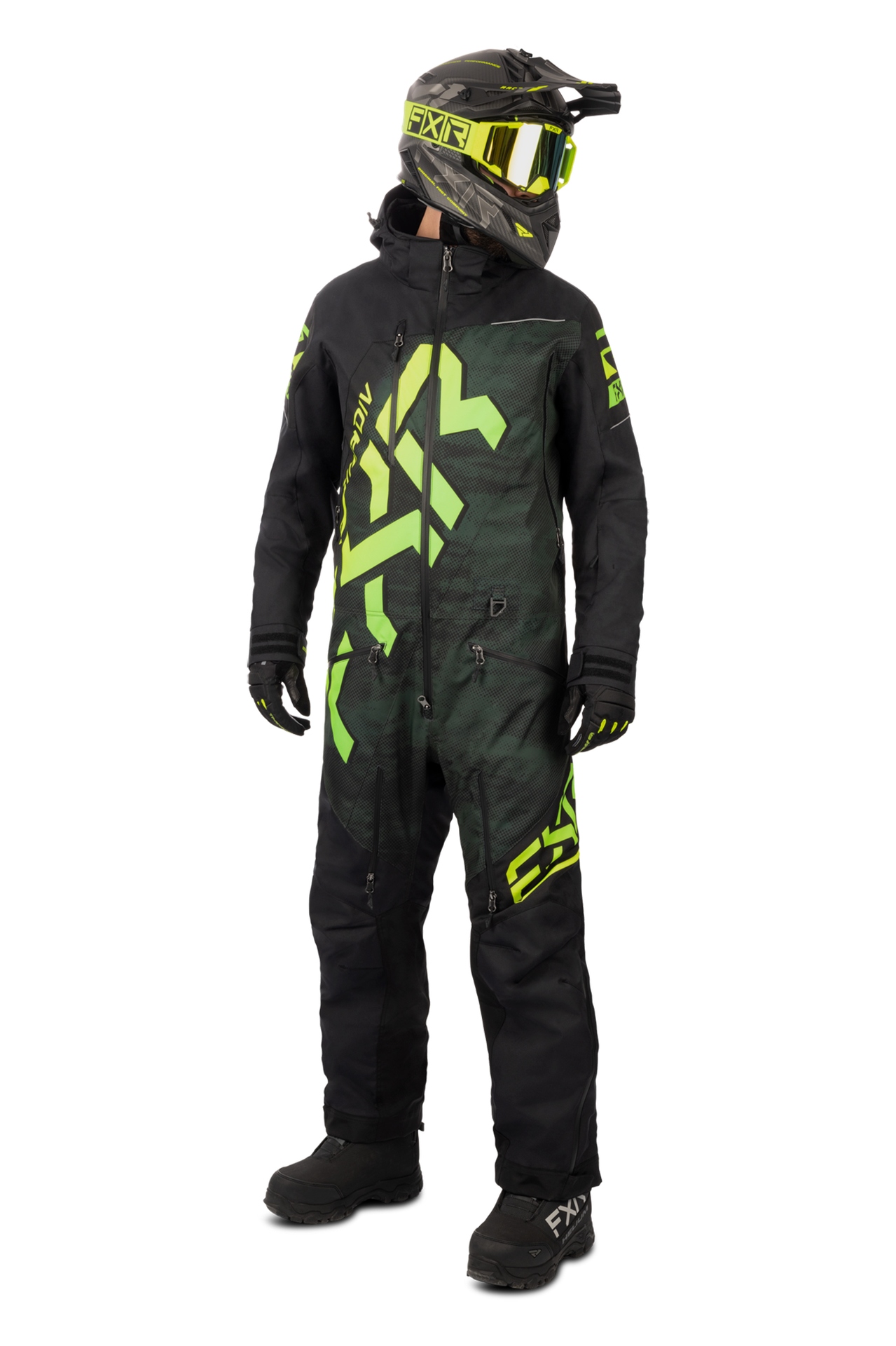 Kombinezon Jednoczęściowy FXR CX Lite Ops Wojskowy Haze/GlowstickXS