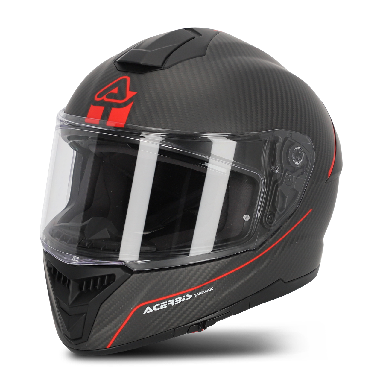 Kask Integralny Acerbis Tarmak Czarny/CzerwonyXL