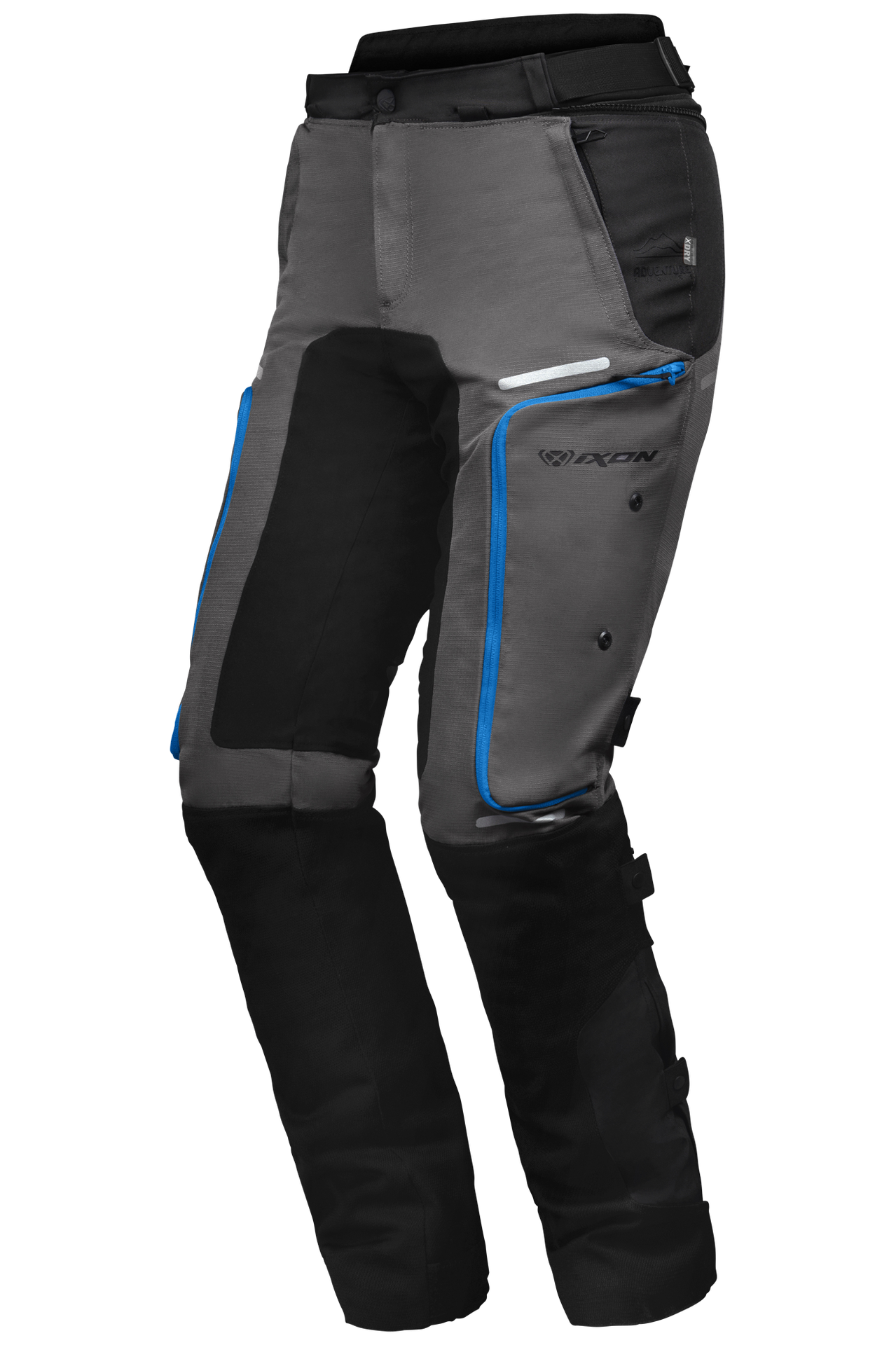 Spodnie Motocyklowe Ixon VIDAR Greige-Tactic Szary/Czarny/NiebieskiS
