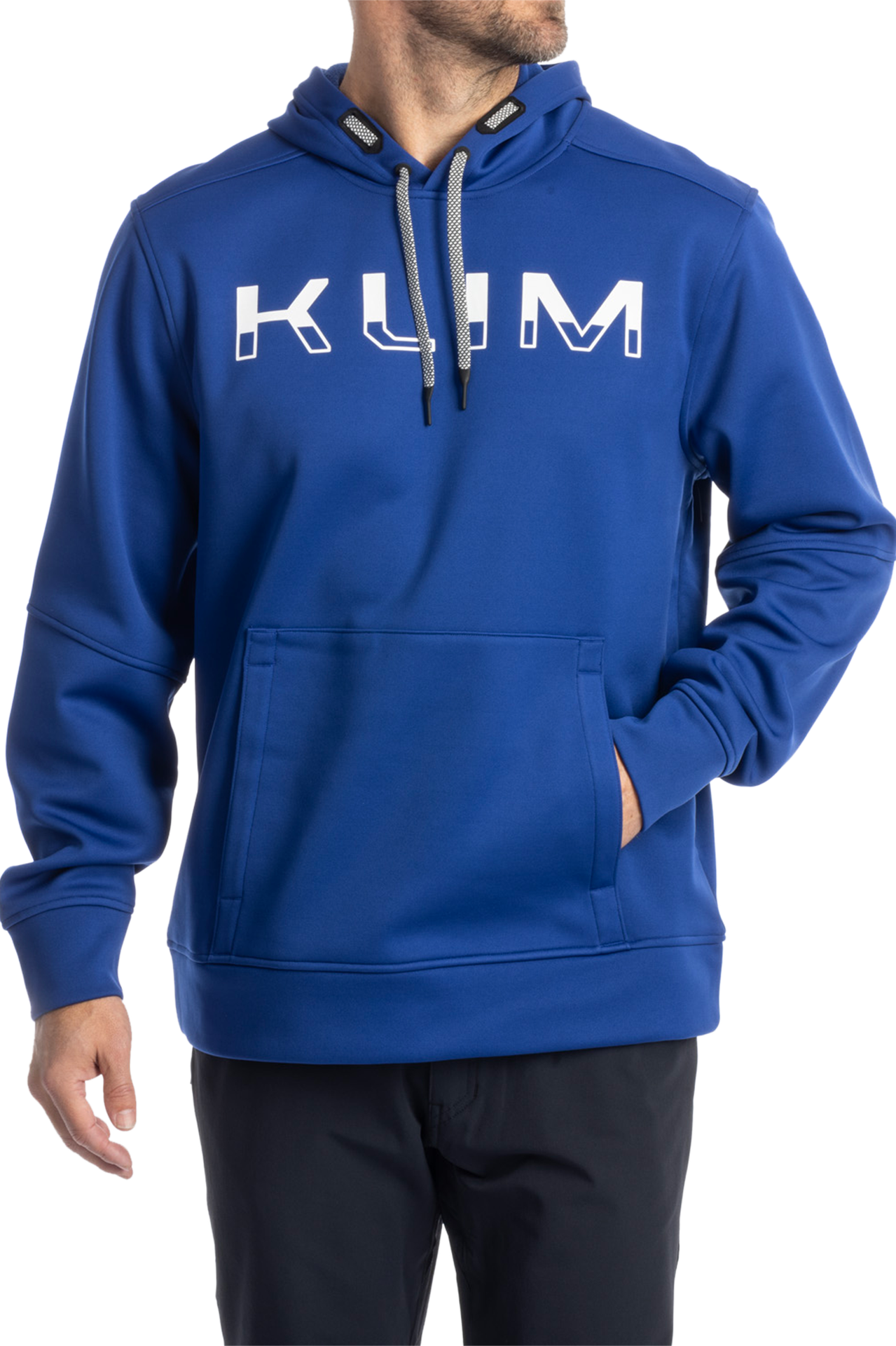 Bluza z Kapturem Klim Petrol Pullover Niebieski Bellwether/Złamany Biały3XL