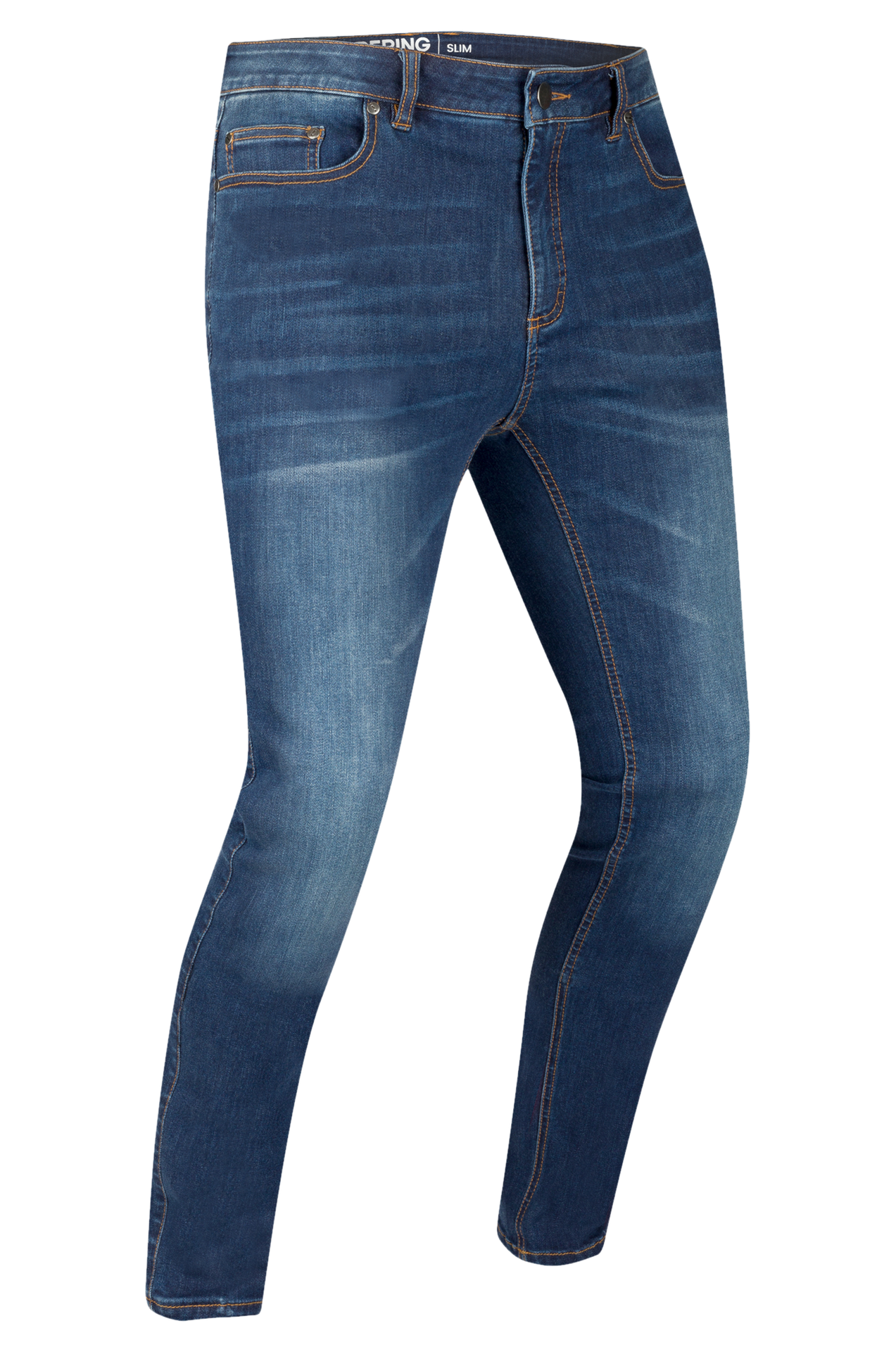 Spodnie Motocyklowe Bering Tracy Damskie Niebieski Efekt Sprania4XL