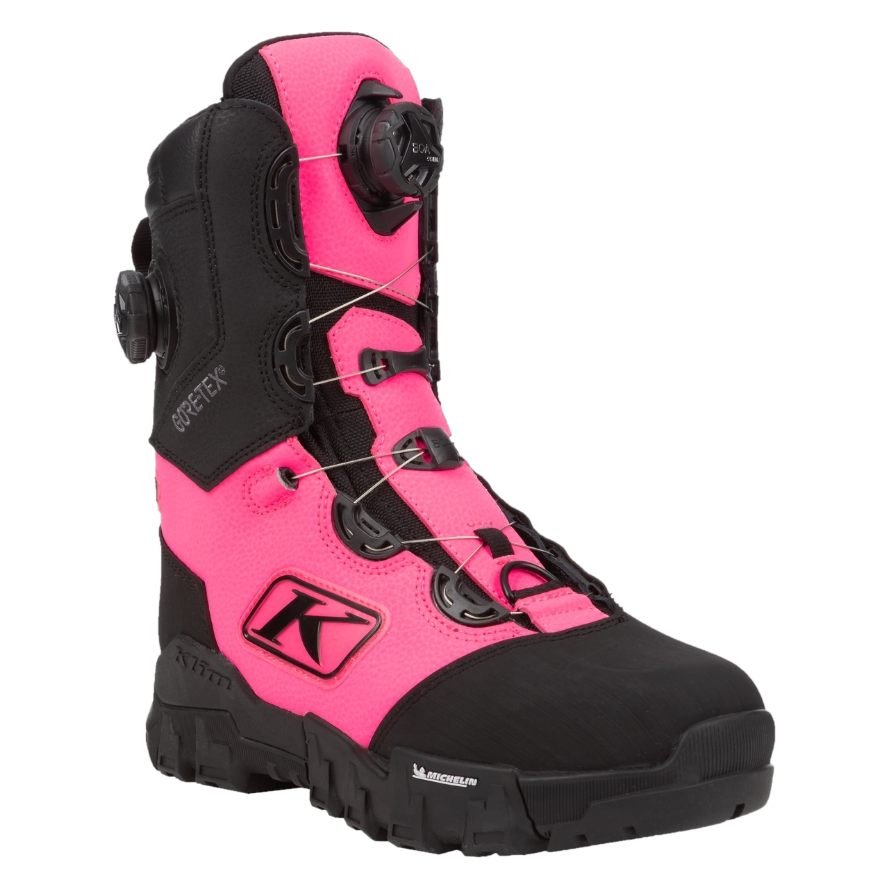 Buty na Skuter Śnieżny Klim Adrenaline Pro S Gtx Boa Czarny/Knockout Różowy37,5