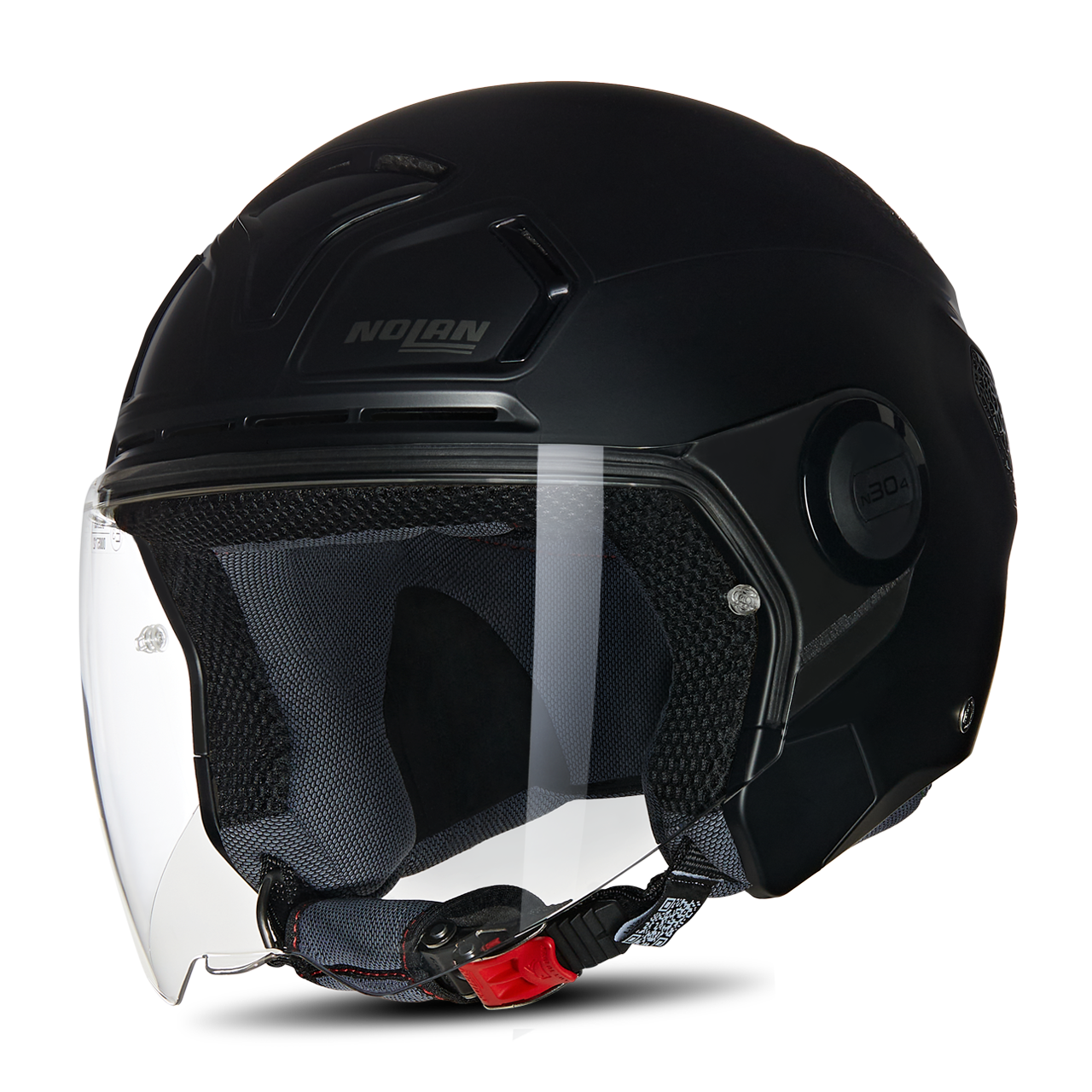 Kask Otwarty Nolan N30-4 Matowy CzarnyS