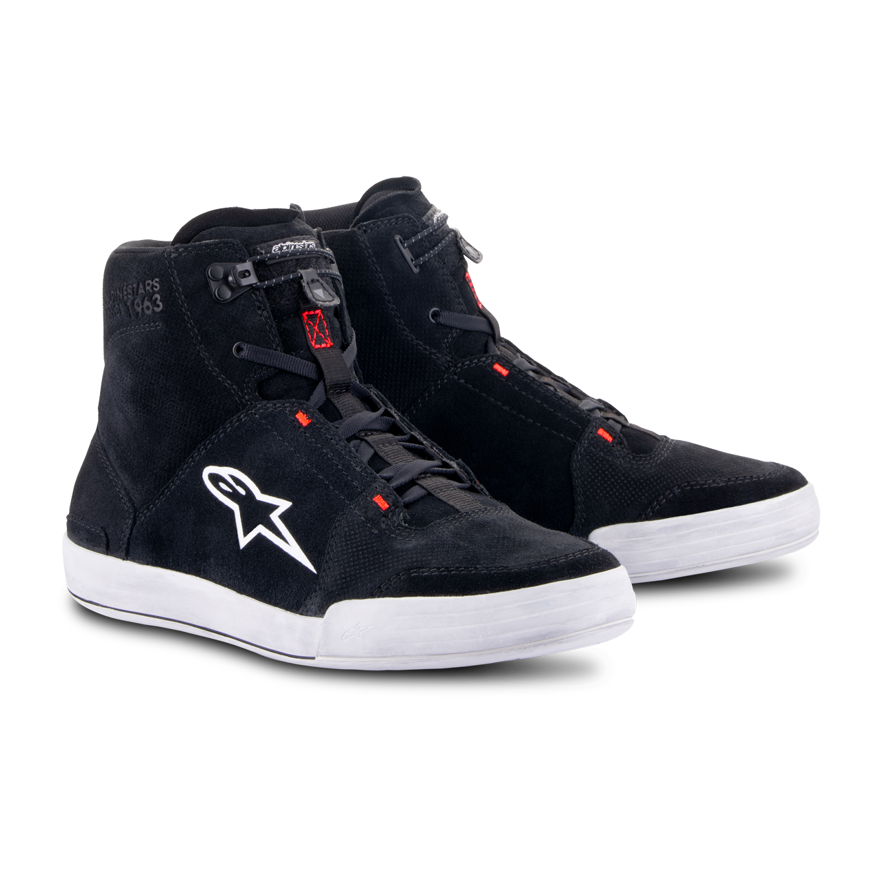 Buty Motocyklowe Alpinestars Chrome Czarny/Szary/Czerwony Fluorescencyjny43