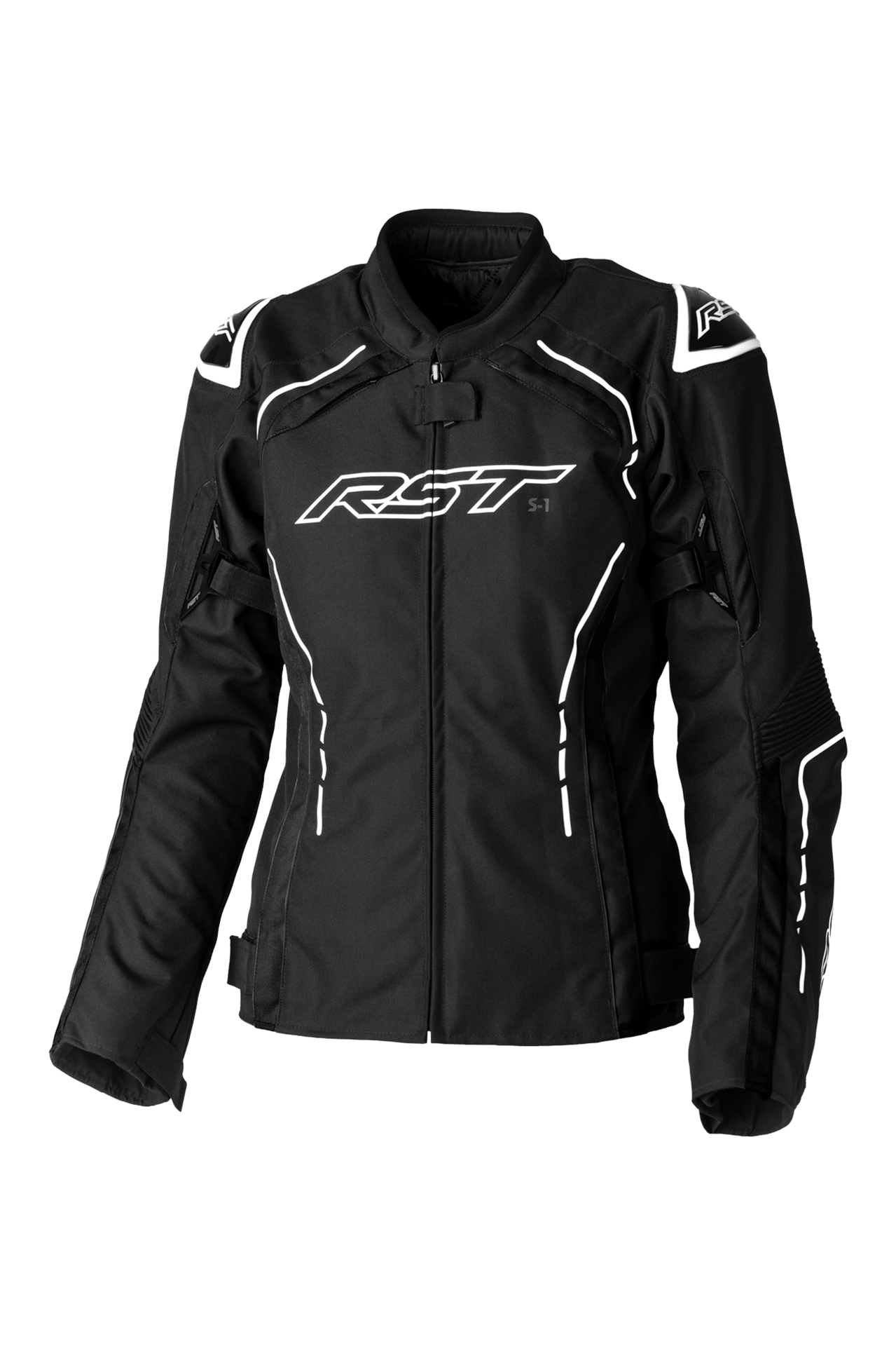 Kurtka Motocyklowa RST S1 Tex Damska Czarny/Złamany Biały14