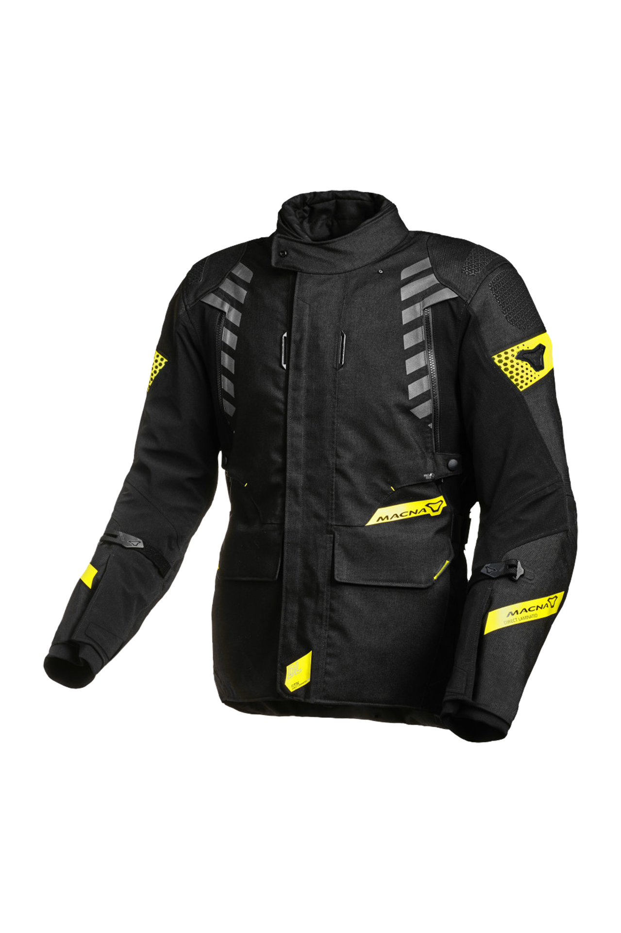 Kurtka Motocyklowa Macna Ultimax Czarny/ŻółtyXL