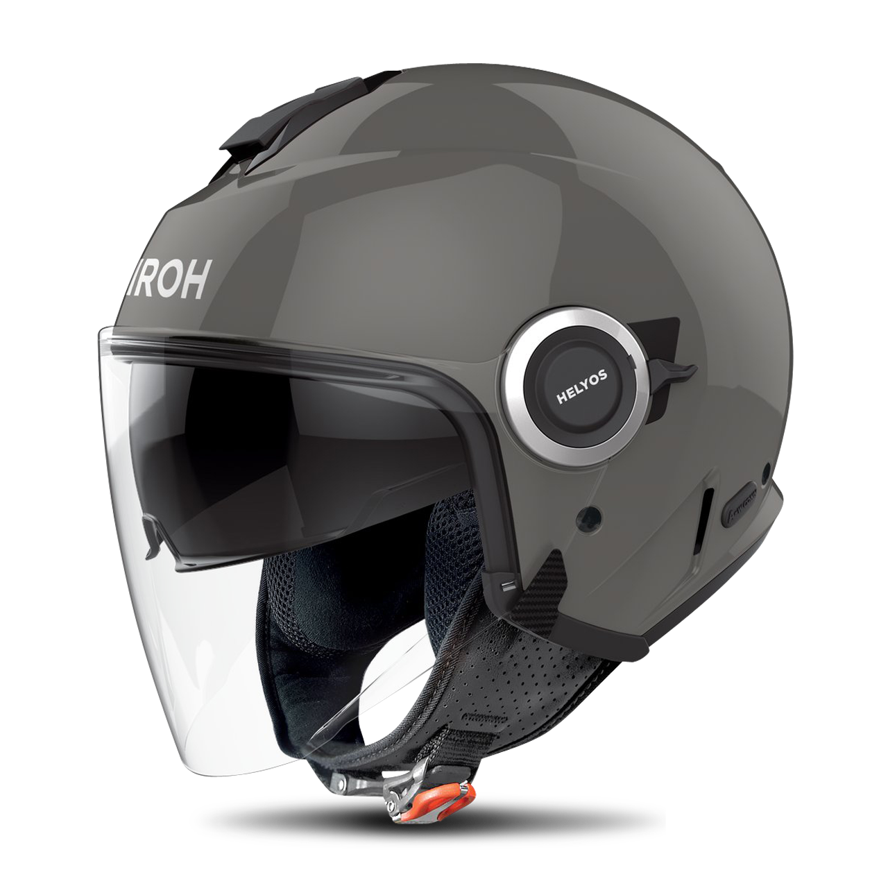 Kask Otwarty Airoh Helios Ciemnoszary błyszczącyS