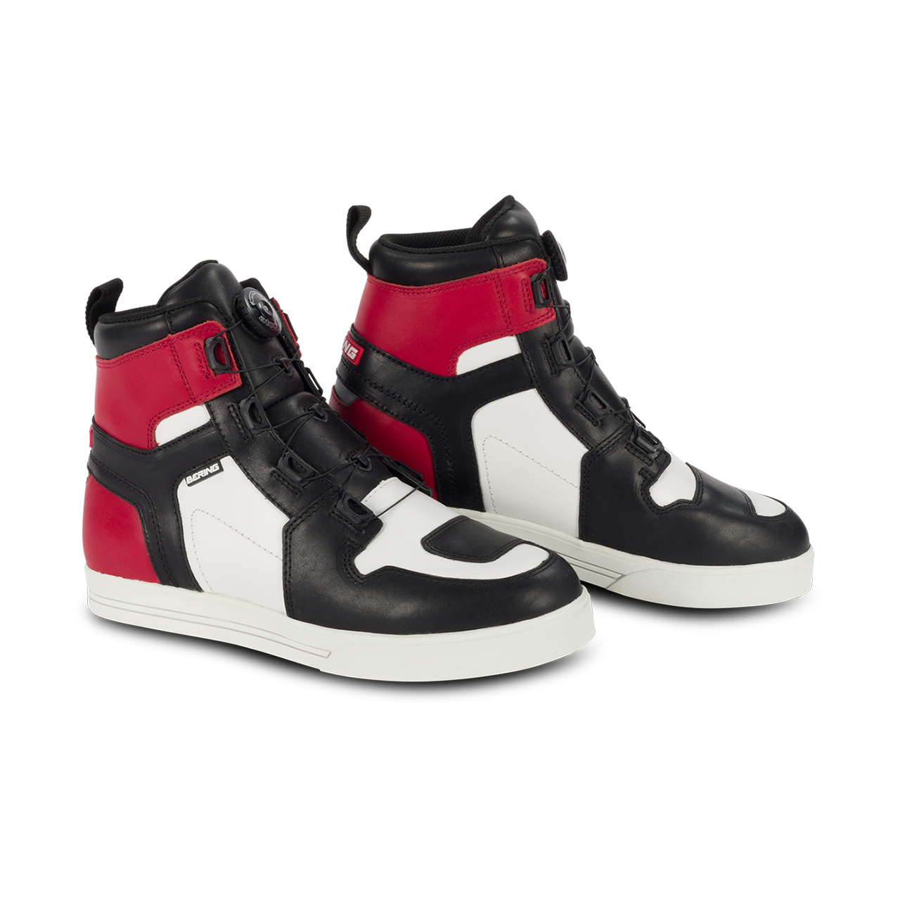 Buty Motocyklowe Bering Reflex A-Top Czarny/Złamany Biały/Czerwony42