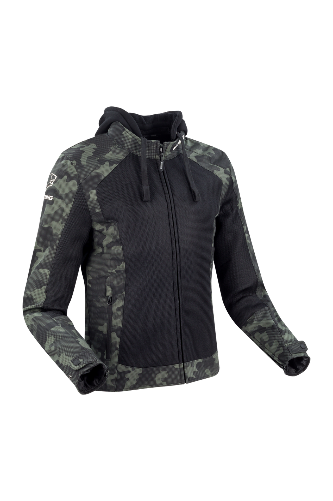 Kurtka Motocyklowa Bering Zenith Czarny/KamuflażL
