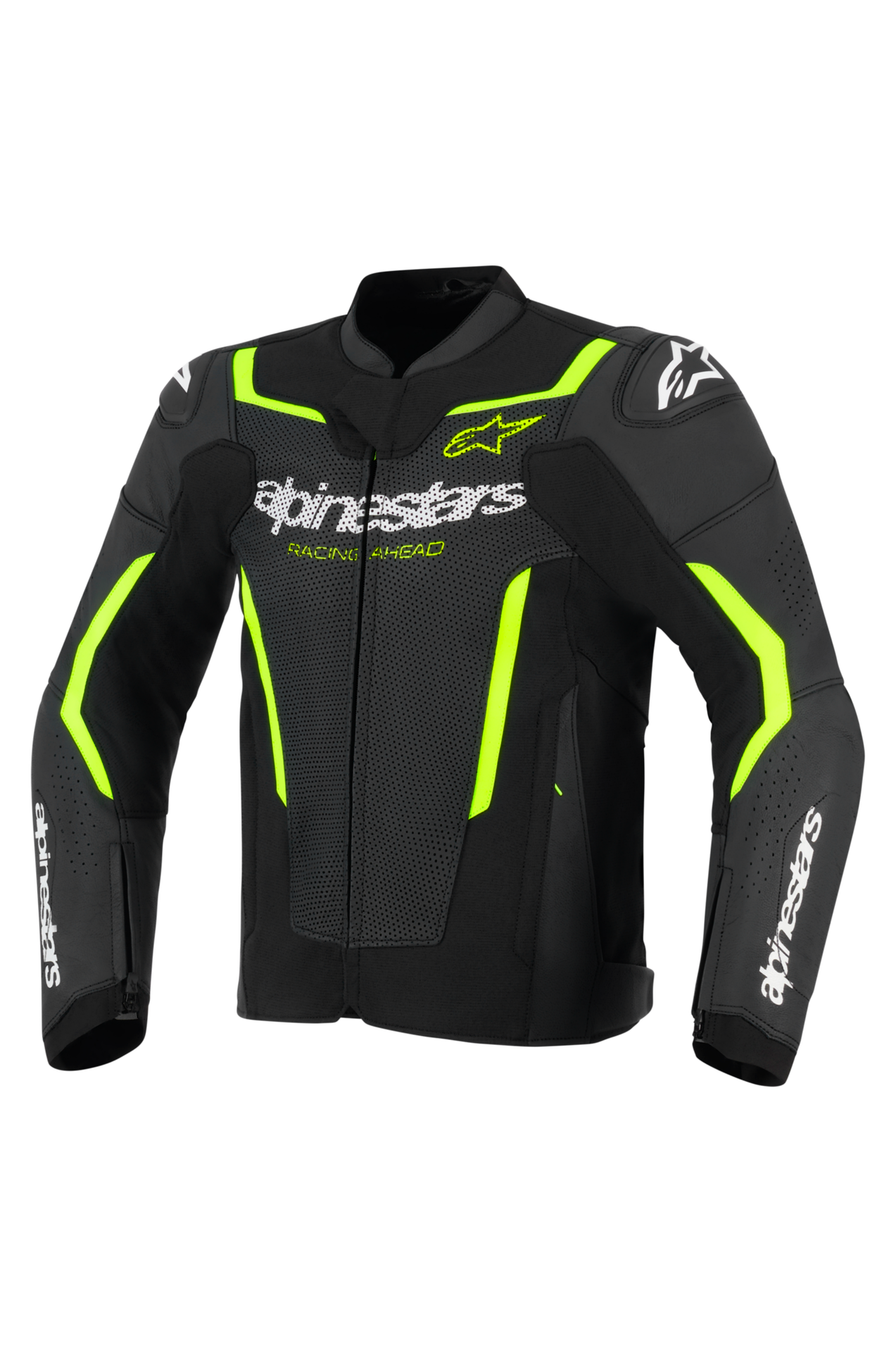 Kurtka Motocyklowa Alpinestars GP Force V2 Airflow Czarny/Żółty Fluorescencyjny46