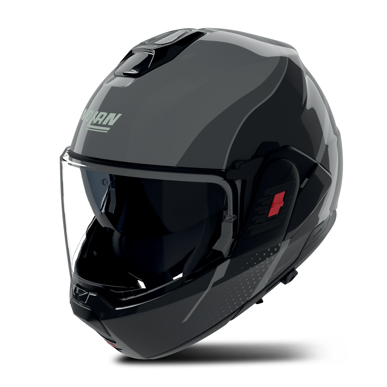Kask Szczękowy Nolan N-120-1 Fluente Szary Lava/Czarny/Antracytowy błyszczącyXL