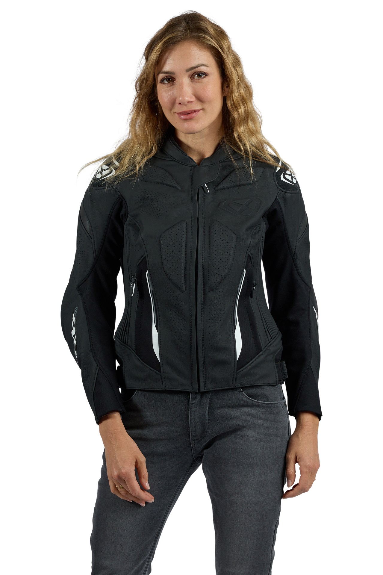 Kurtka Motocyklowa Ixon Wonder-Sp L Czarny/Złamany BiałyXXL