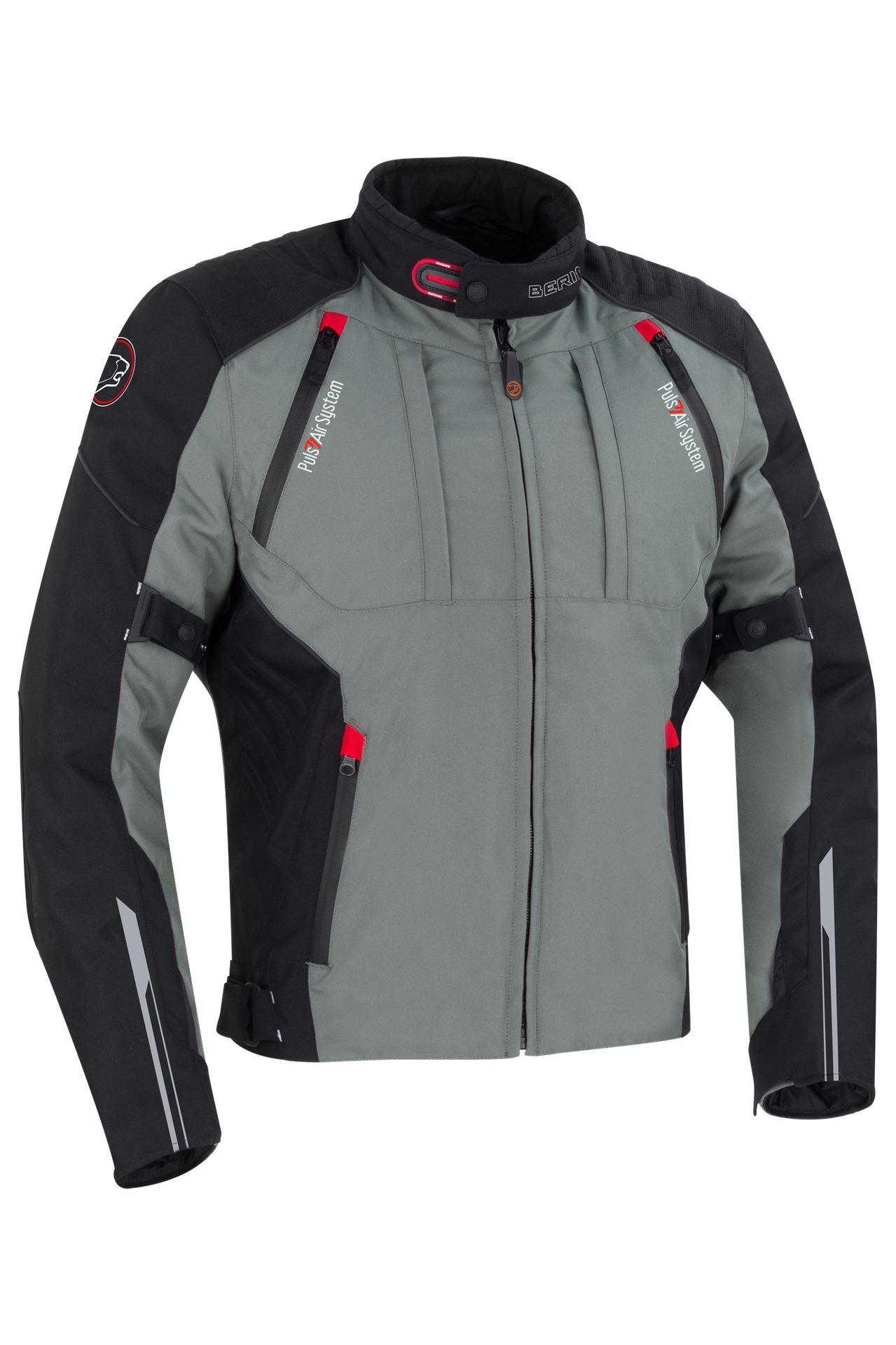 Kurtka Motocyklowa Bering Shamal Czarny/SzaryM