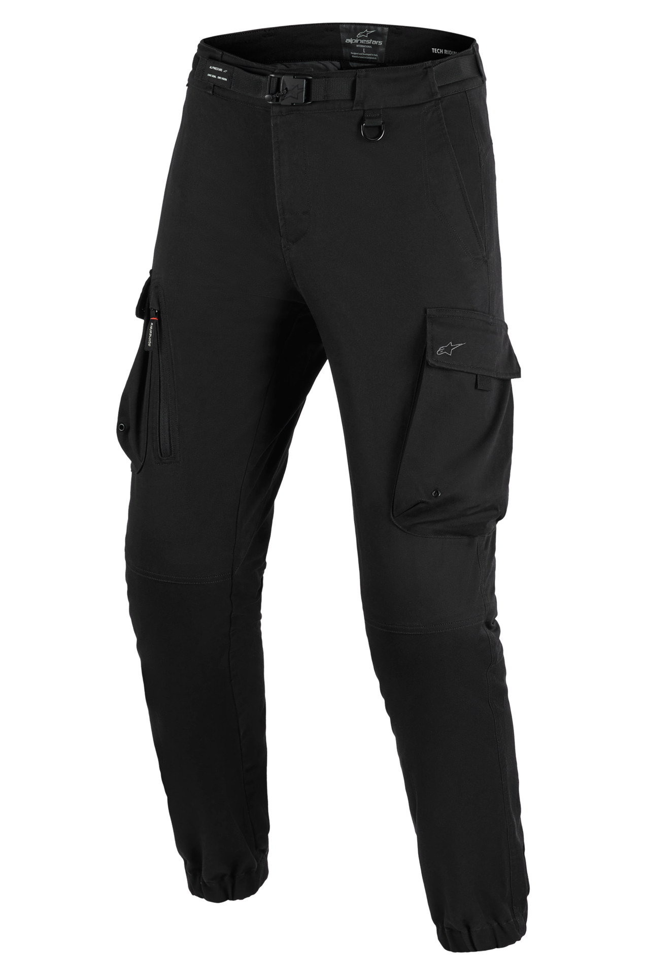 Spodnie Motocyklowe Cargo Alpinestars Flex-Ast Czarno-CzarnyL Short