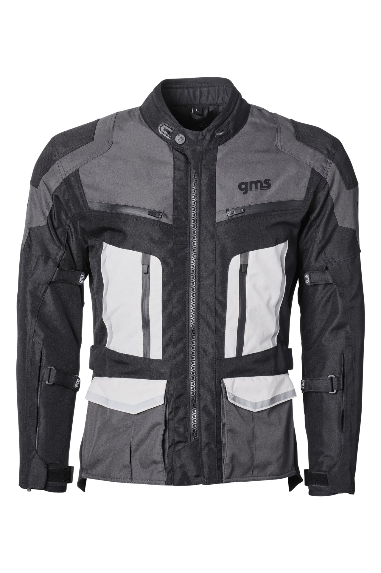 Kurtka Motocyklowa GMS Tigris WP Czarny/Złamany BiałyM