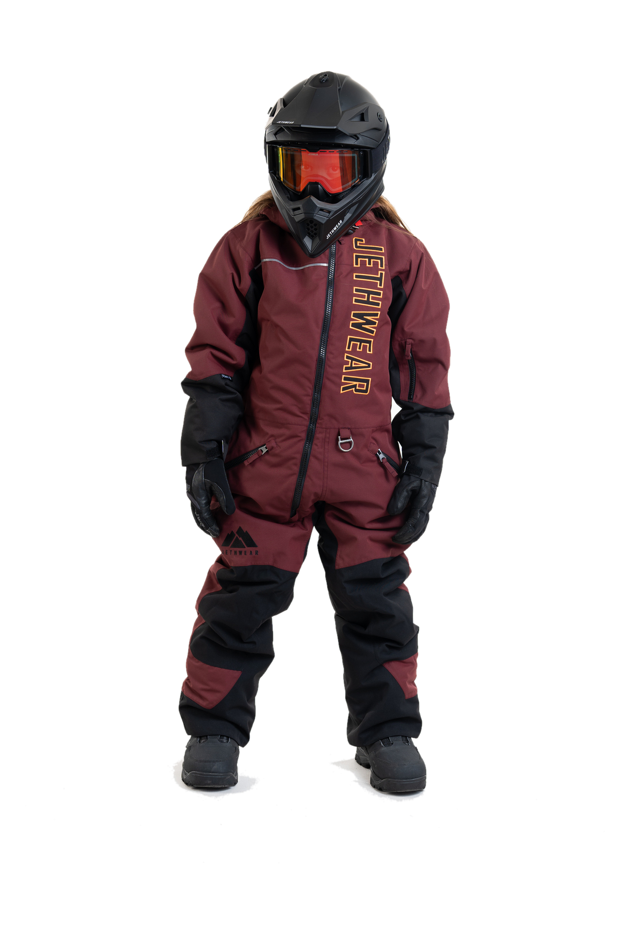 Kombinezon Jednoczęściowy Jethwear Odin & Olivia (2025) S.A.F.E Młodzieżowy Bordowy146-152