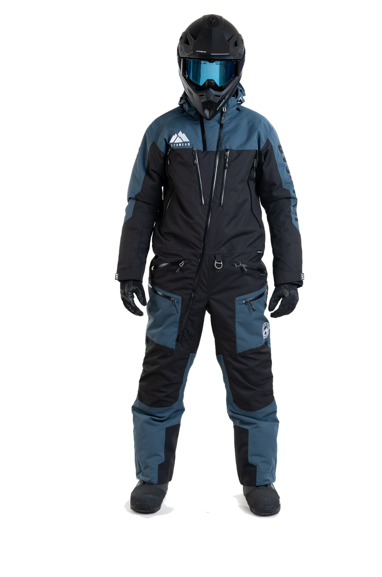 Kombinezon Jednoczęściowy Jethwear The One V2 (2025) 150g Czarny/Deep Sea/BiałyM