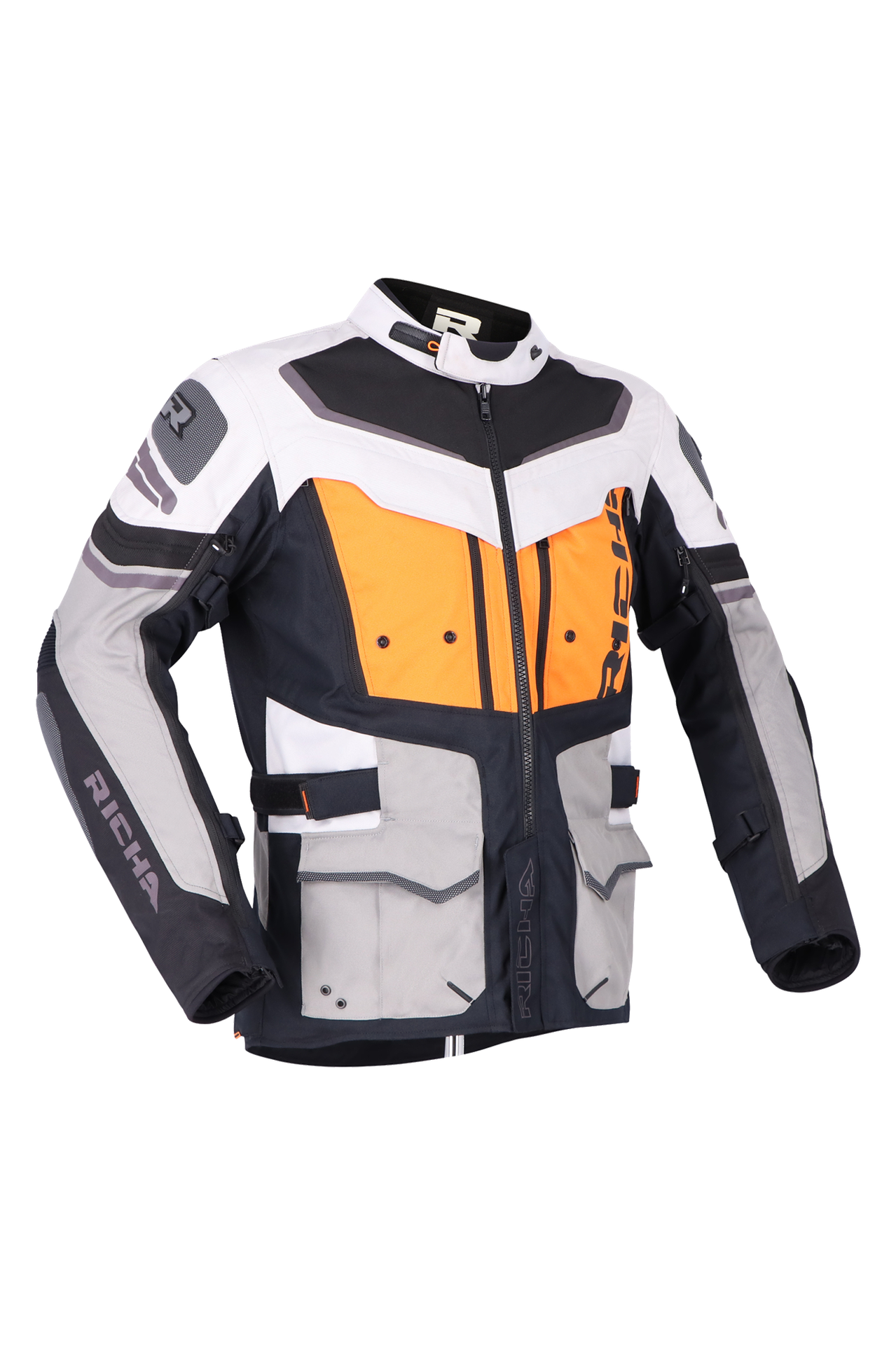 Kurtka Motocyklowa Richa Infinity 2 Adventure Szary/PomarańczowyXL
