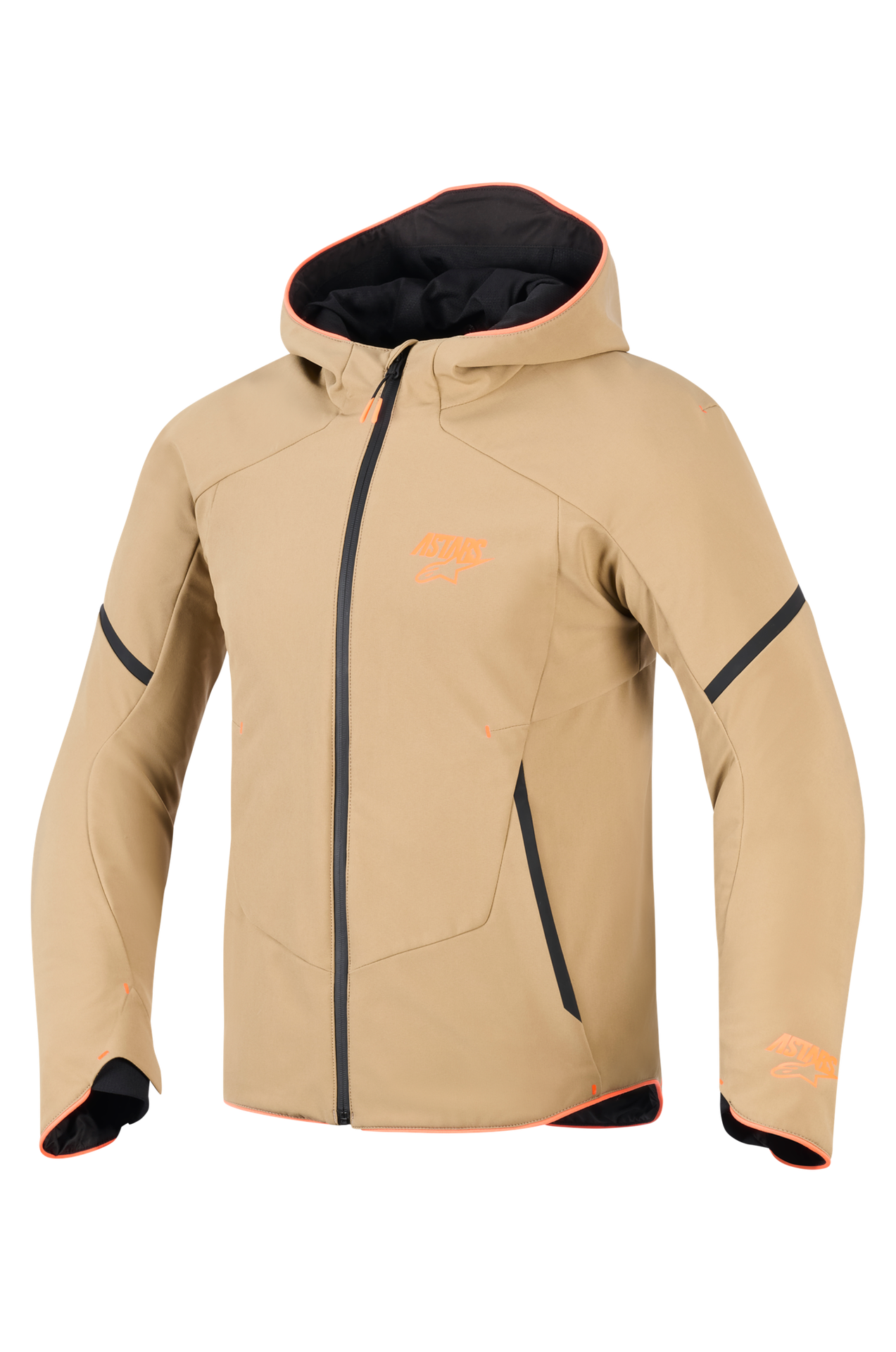 Kurtka Motocyklowa Alpinestars Aeroshell WP Ciemny Khaki/Czarny/Fluorescencyjny PomarańczowyL