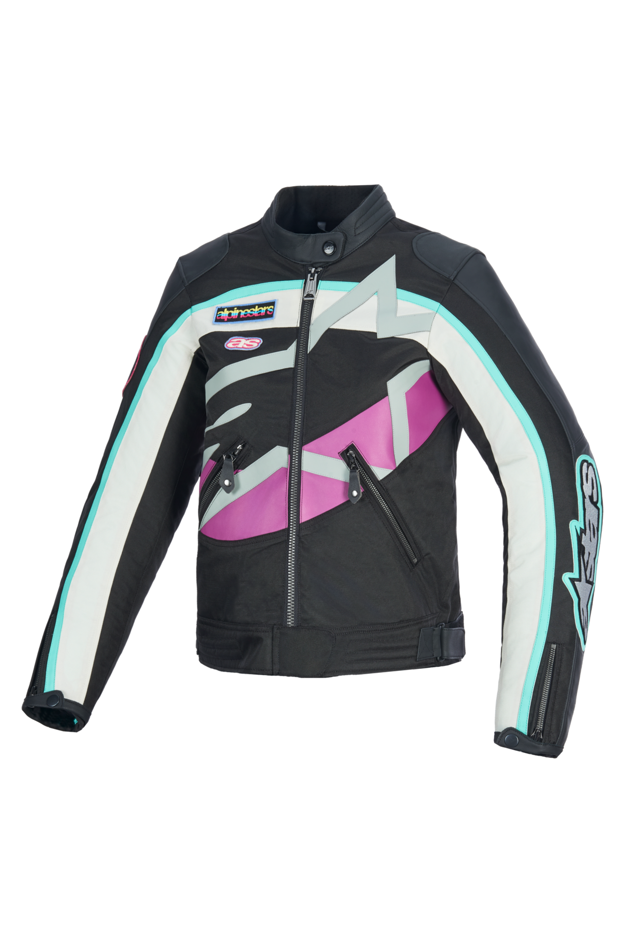 Kurtka Motocyklowa Alpinestars Idles Czarny/Złamany Biały/JaskrawoczerwonyXXL