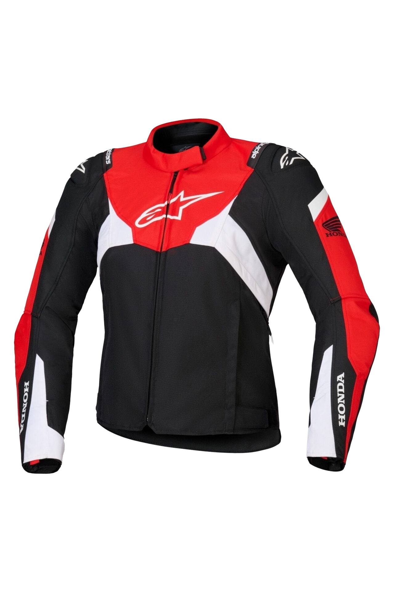 Kurtka Motocyklowa Alpinestars Honda Stella T-Jaws V4 Wp Czarny/Jasnoczerwony/Złamany BiałyXL