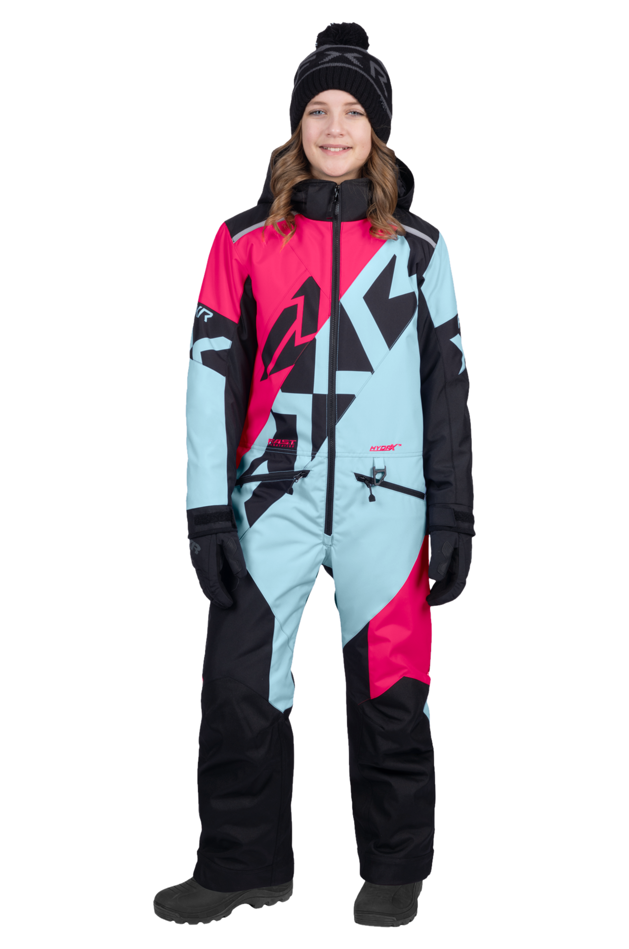 Kombinezon Jednoczęściowy FXR Cold Cross CX 26 Młodzieżowy Maui Niebieski/Razz10