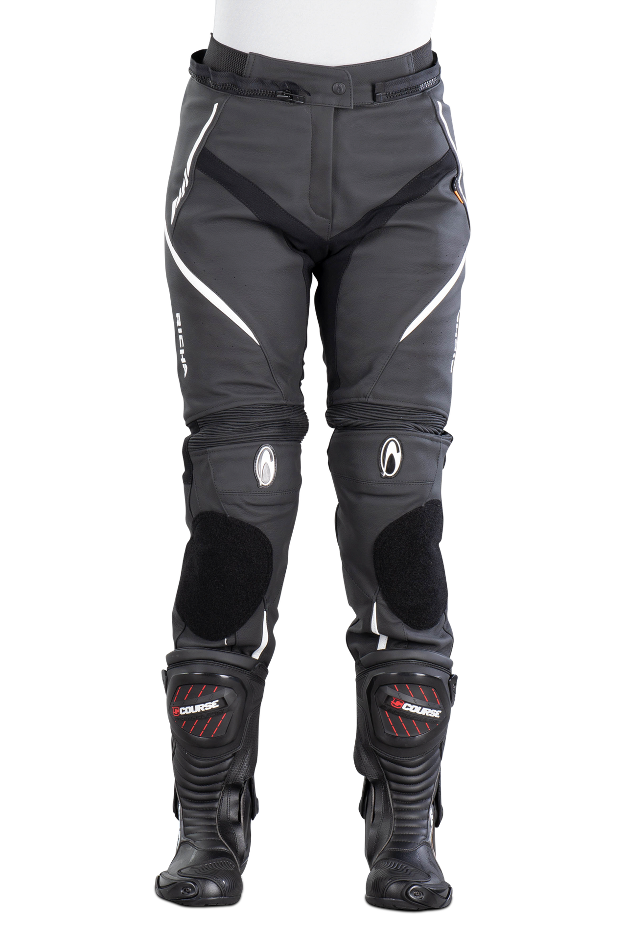 Spodnie Richa Nikki Czarny/Złamany BiałyXL