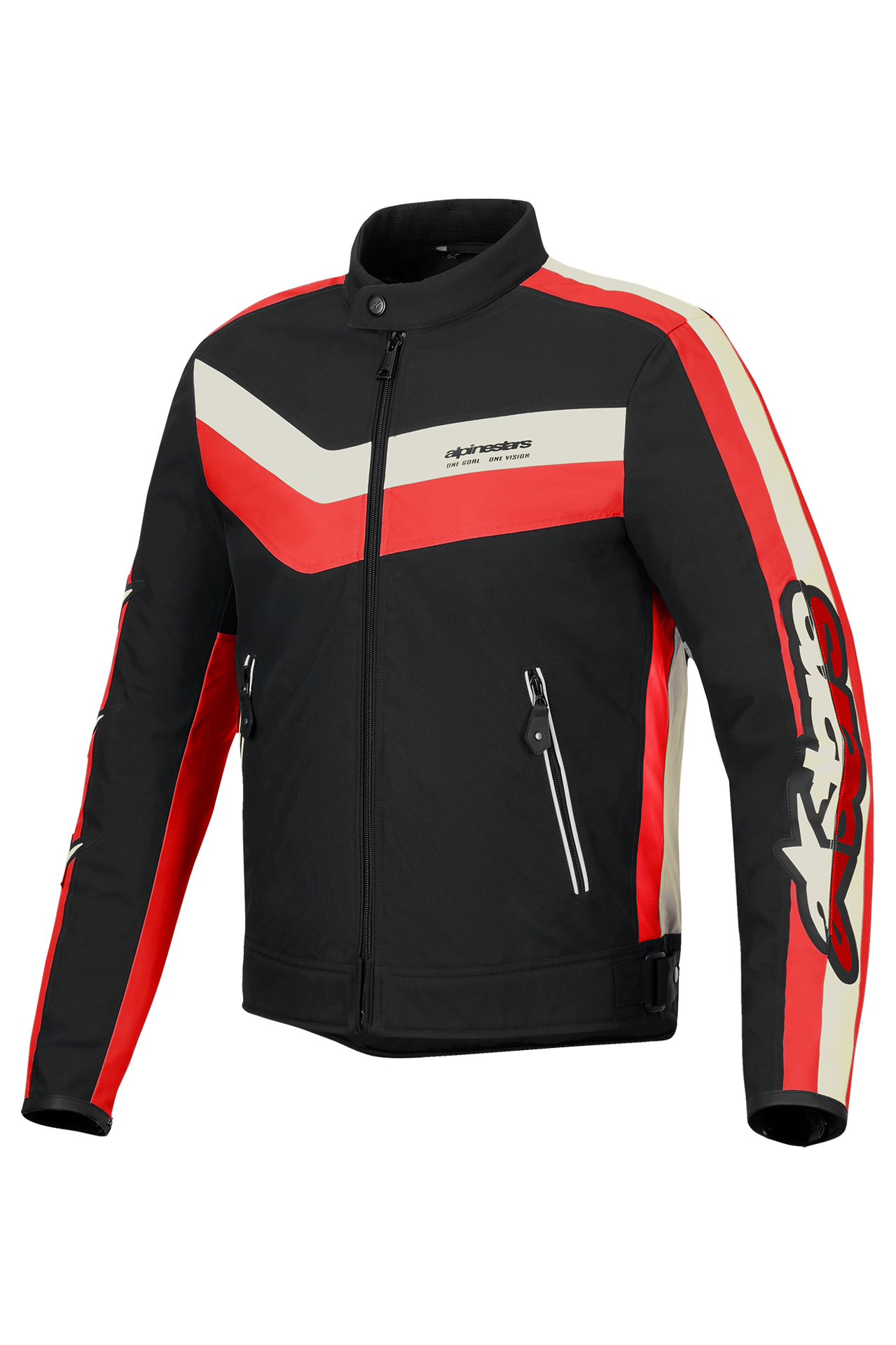 Kurtka Motocyklowa Alpinestars T-Dyno WR Czarny/Ekru/JasnoczerwonyL