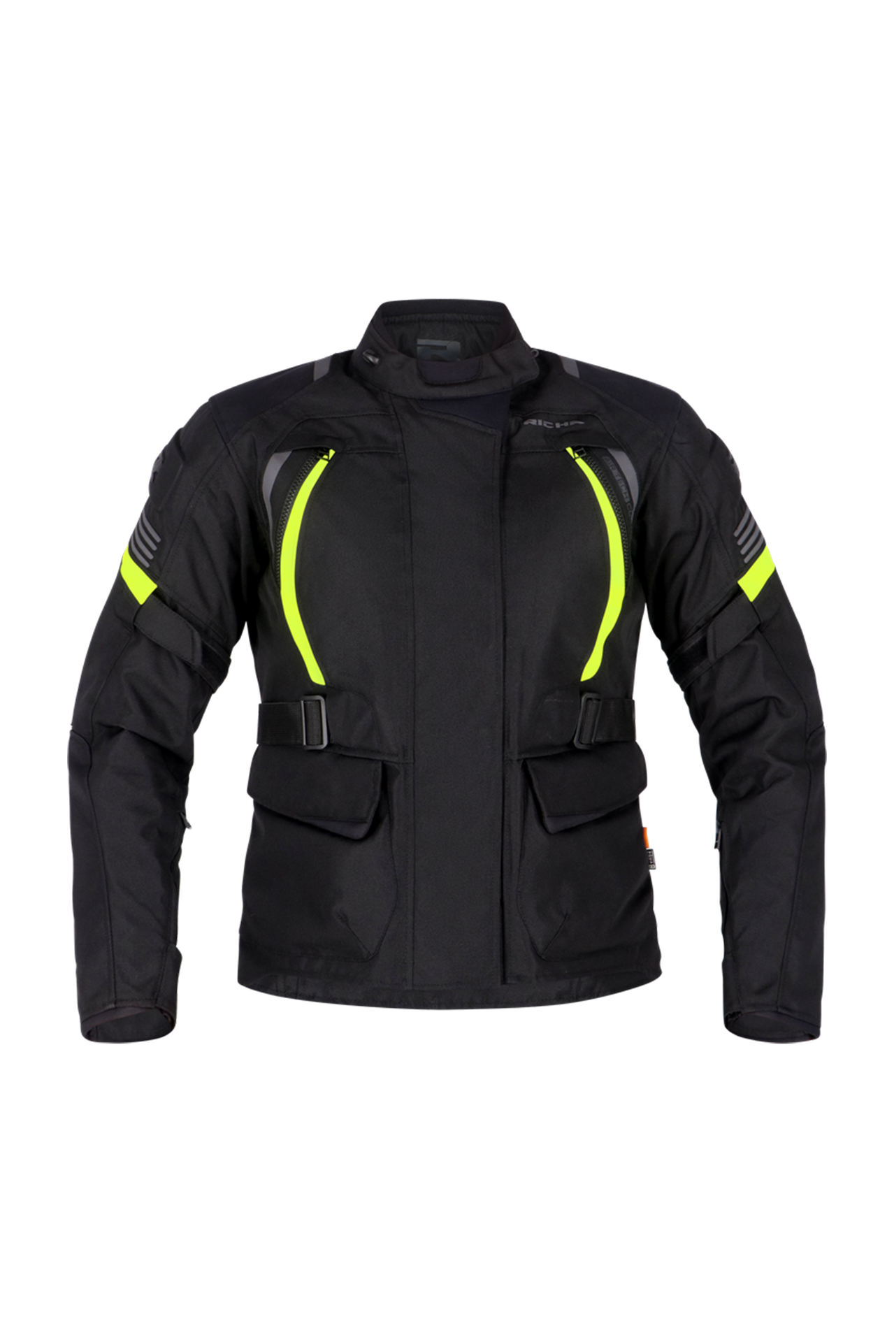 Kurtka Richa Phantom 3 Damska Czarny/Fluorescencyjny żółtyM