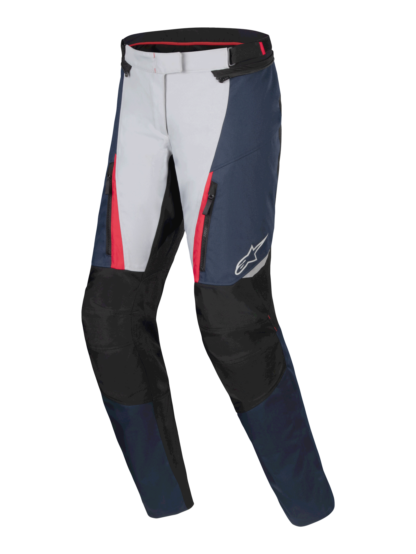 Spodnie Motocyklowe Alpinestars Stella ST-1 Wodoodporne Damskie Ciemnoniebieski/Czarny/JasnoczerwonyL