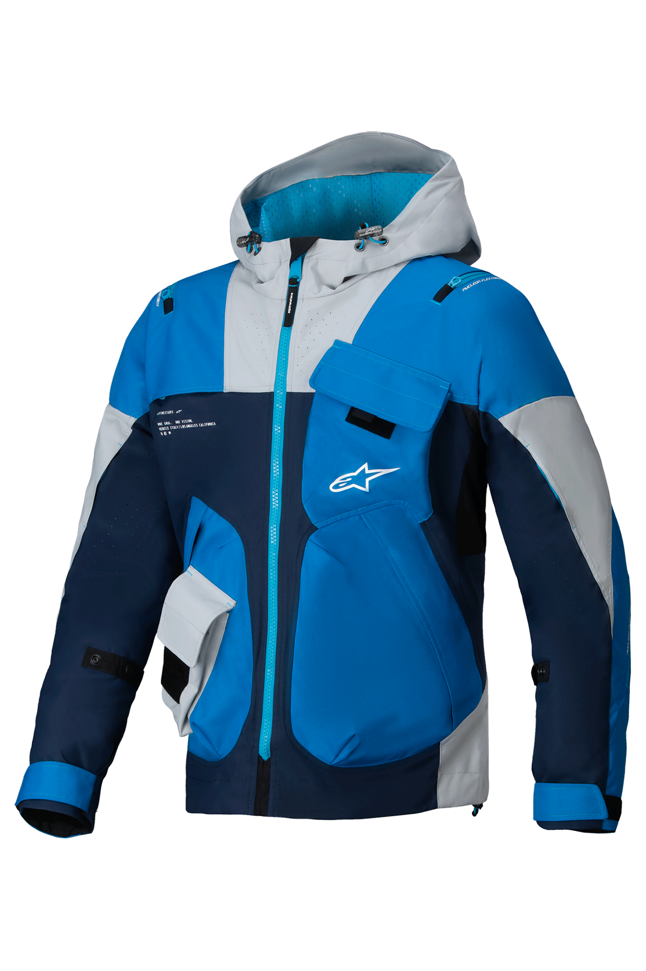 Kurtka Motocyklowa Alpinestars Mogress Air Niebieski/MigdałowyXL