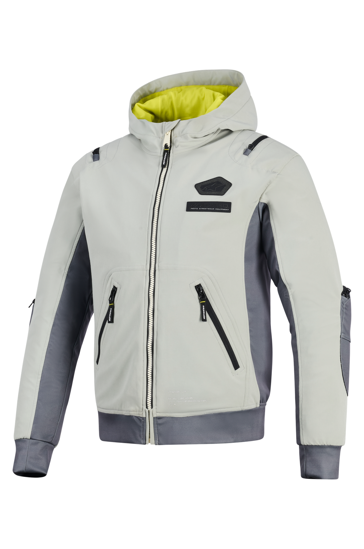 Kurtka Motocyklowa Alpinestars Moblast WP Żelazistoszary/CiemnoszałwiowyS