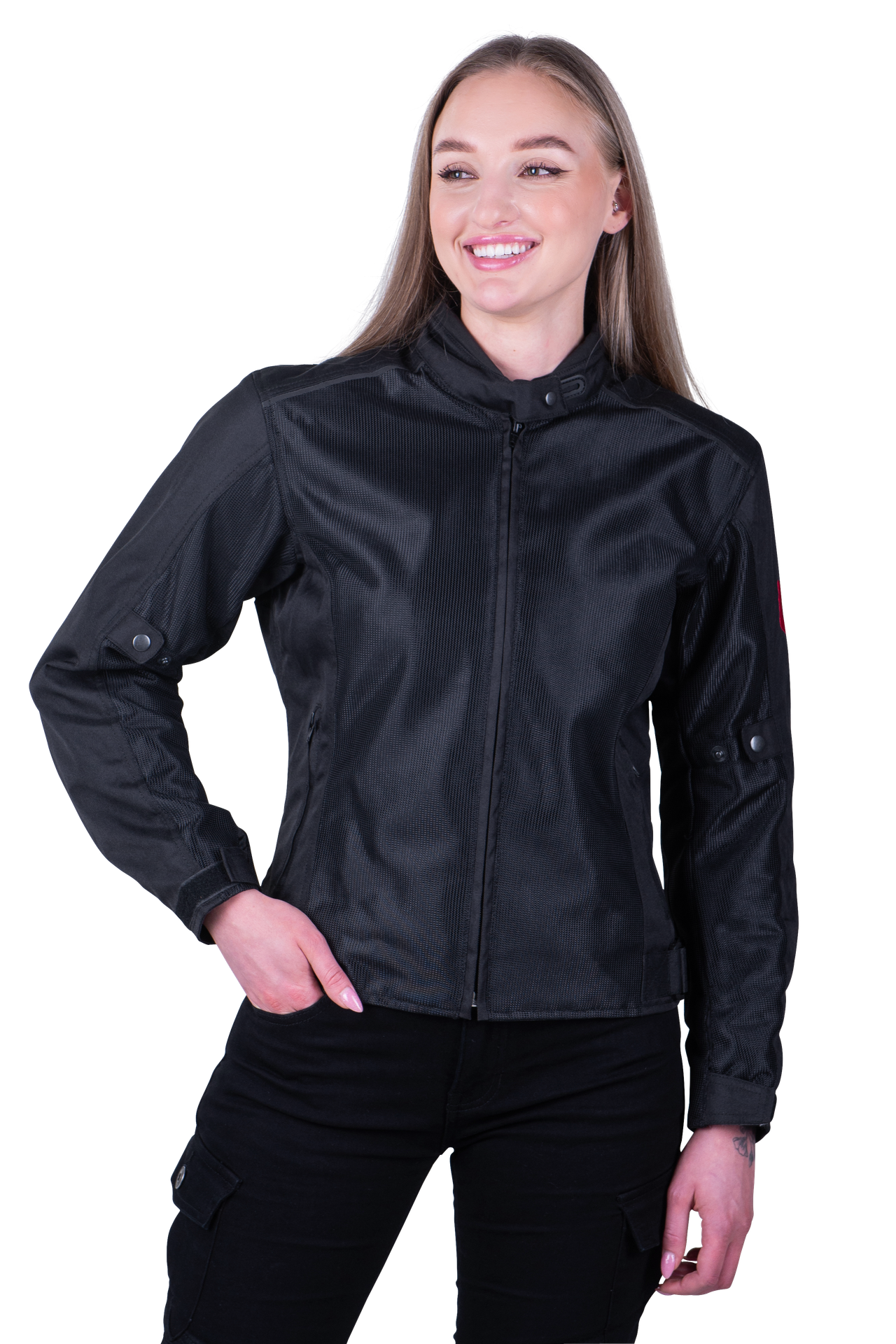 Kurtka Motocyklowa Course Vento Mesh Damska CzarnyS