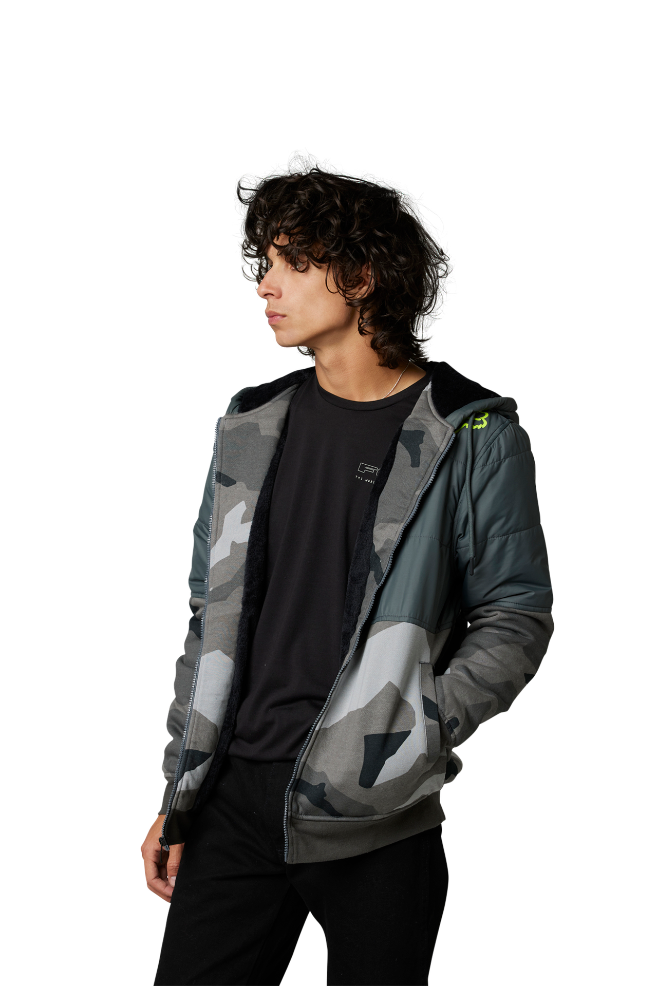 Bluza FOX Lindon Sasquatch Czarny MoroM