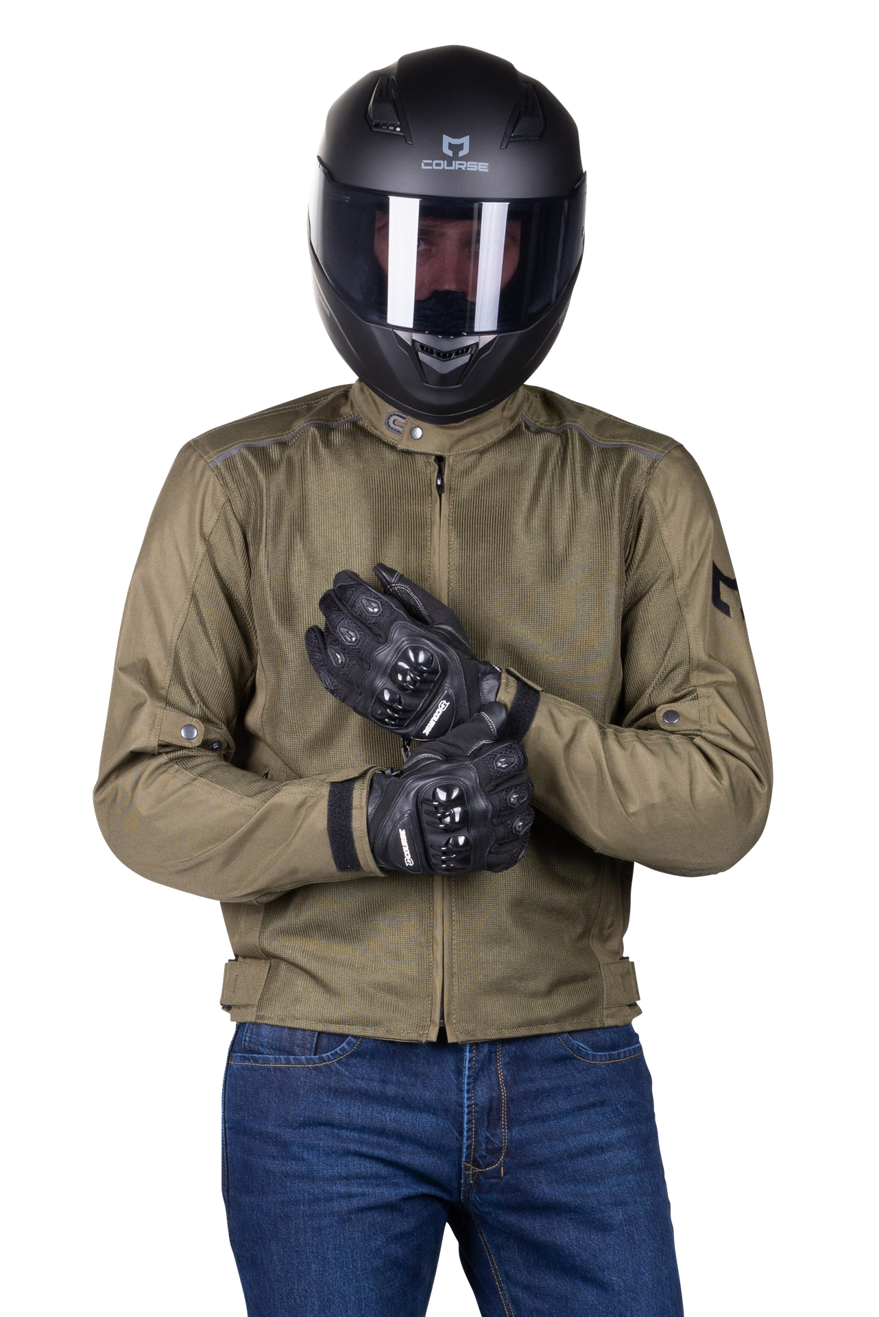 Kurtka Motocyklowa Course Vento Mesh OliwkowyS