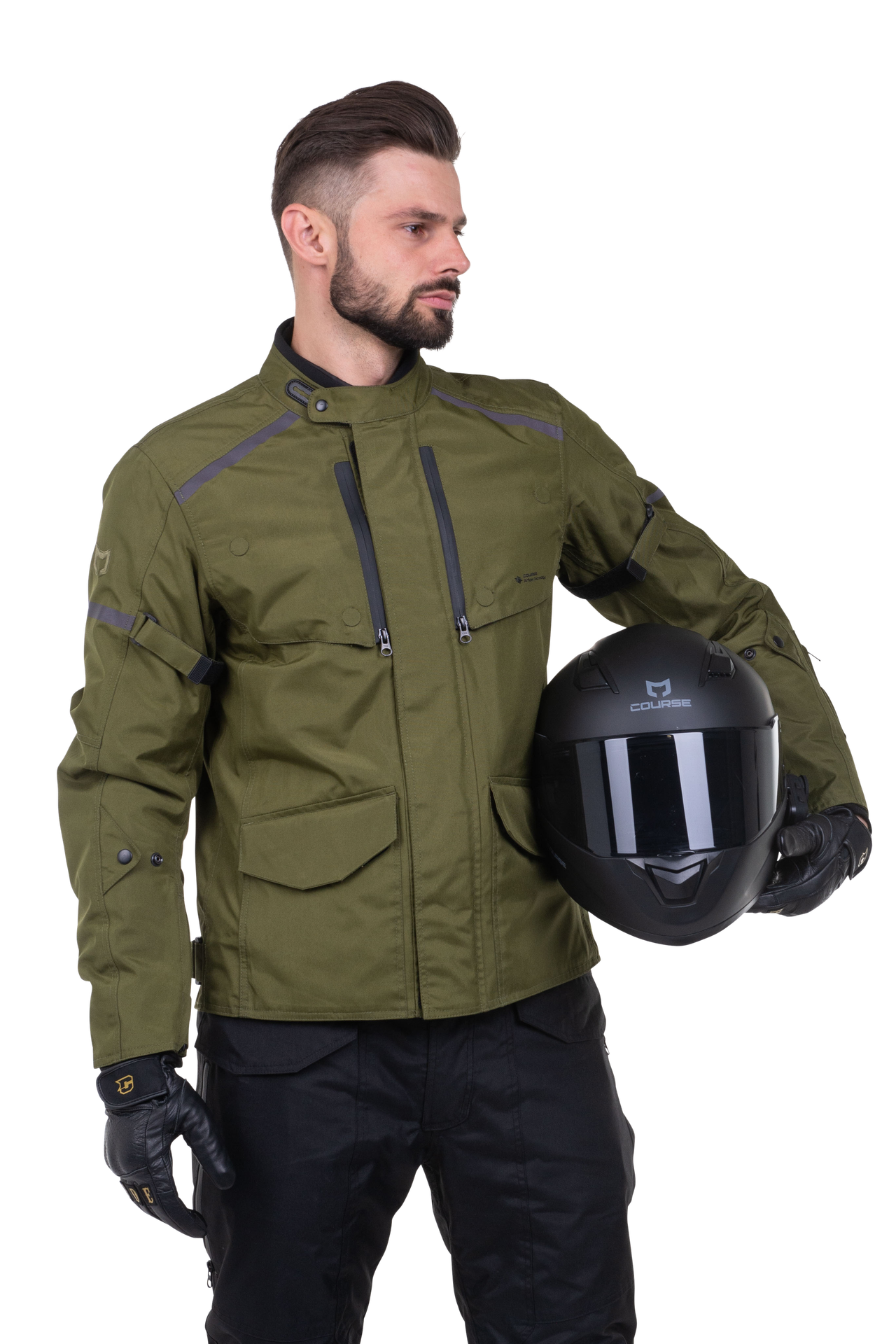 Kurtka Motocyklowa Course Commuter ZielonyS