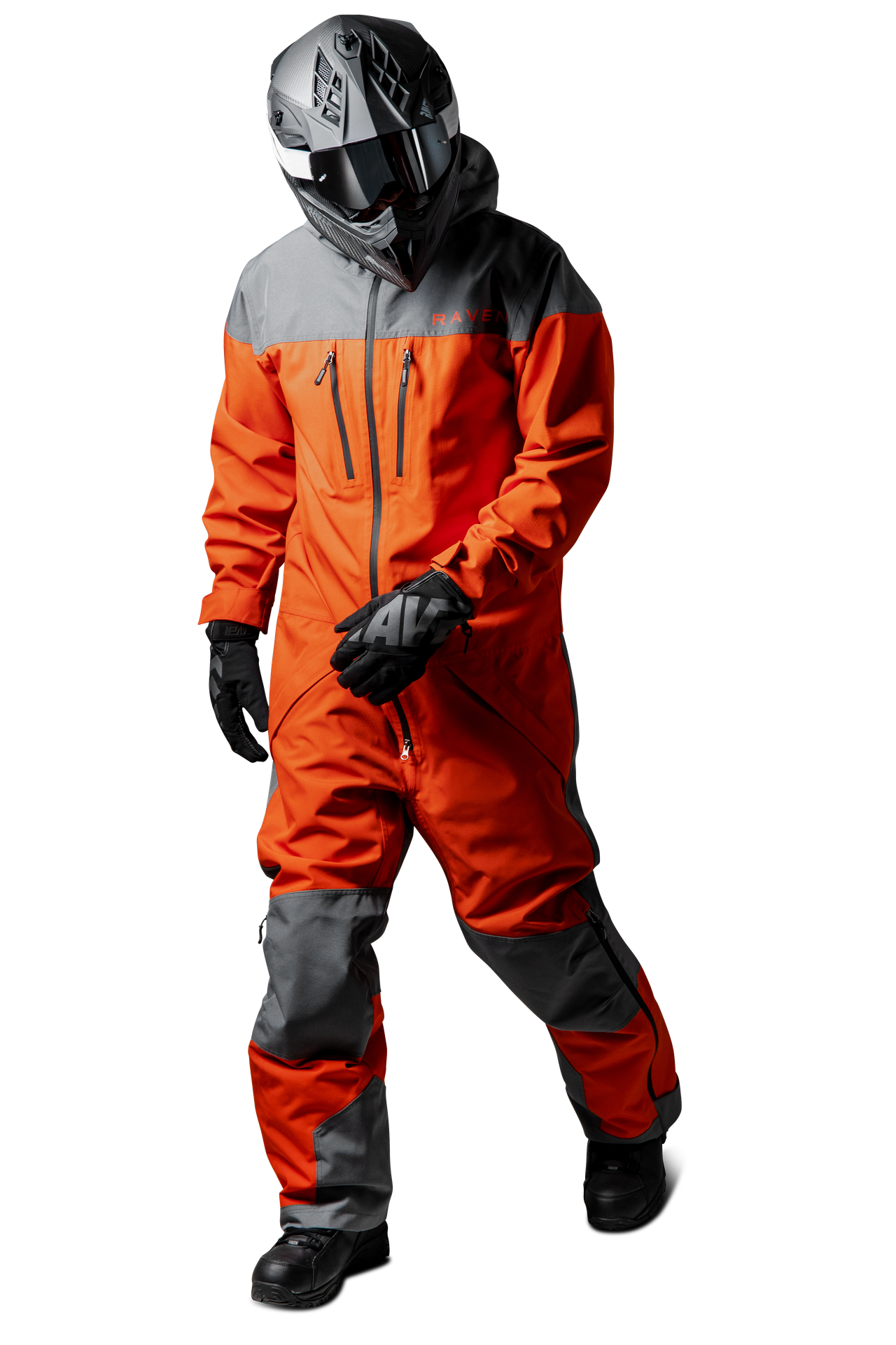 Kombinezon Jednoczęściowy Raven Ridge Czerwony/SzaryS