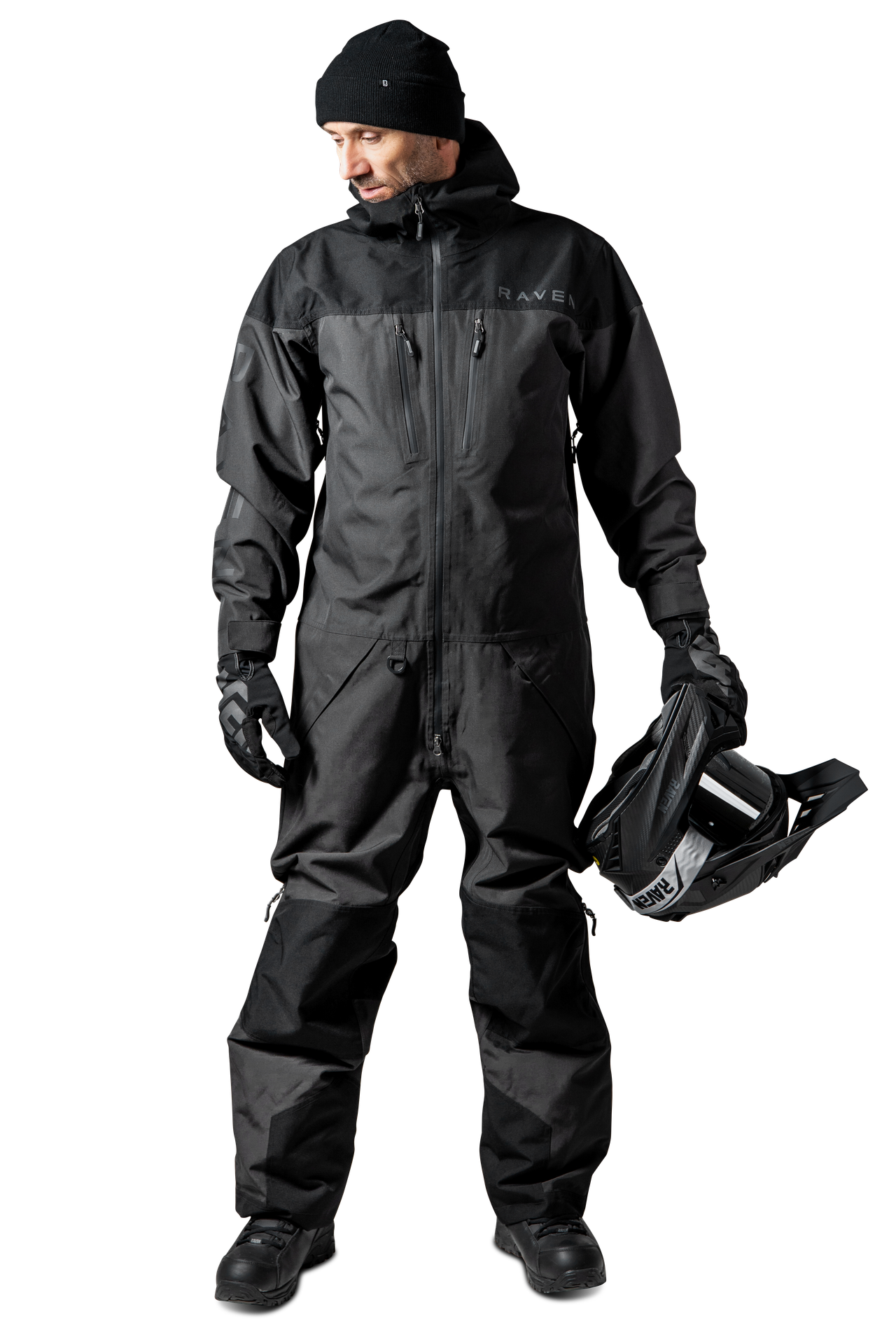 Kombinezon Jednoczęściowy Raven Ridge Grafitowy CzarnyS