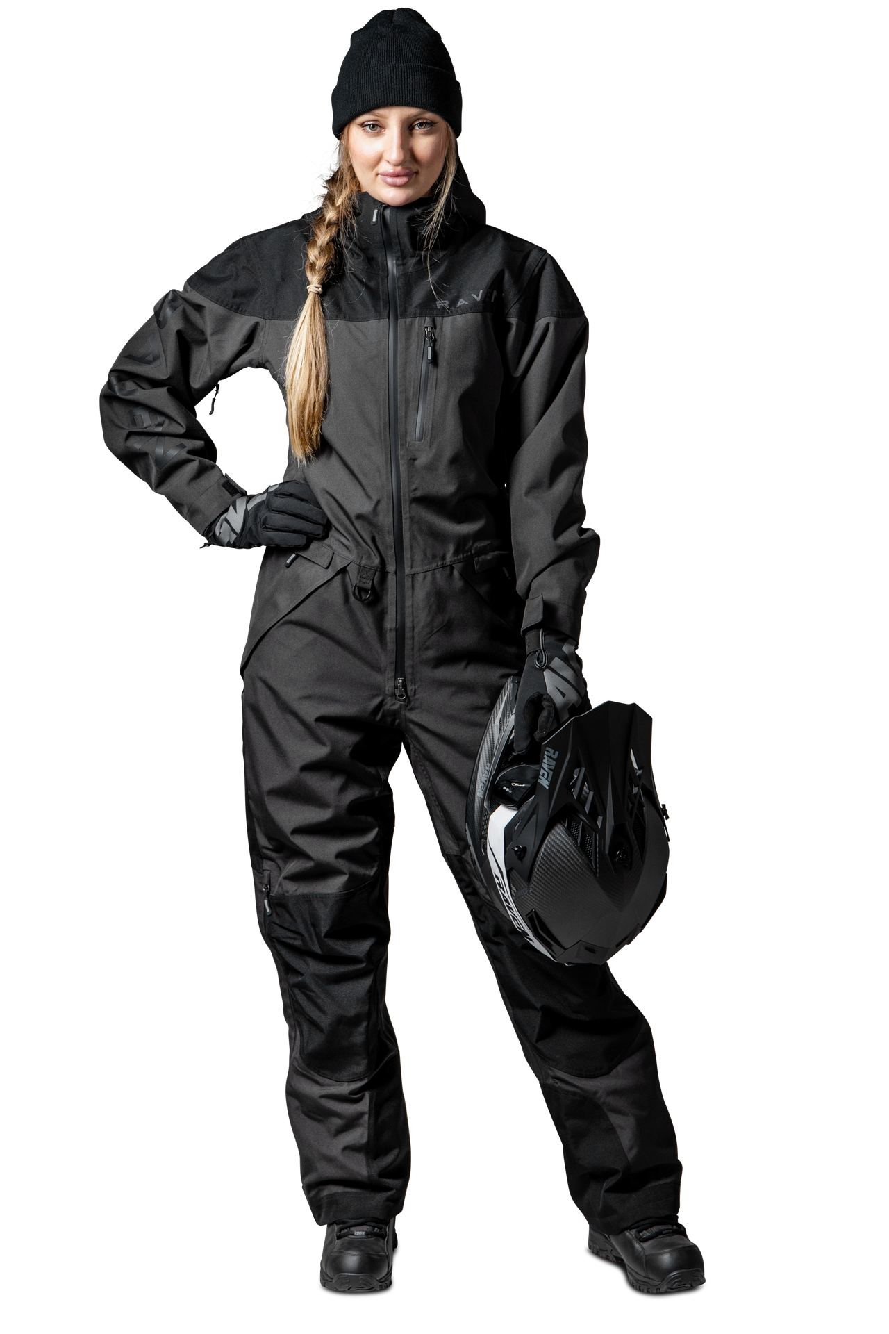 Kombinezon Jednoczęściowy Raven Ridge Damski Grafitowy CzarnyM